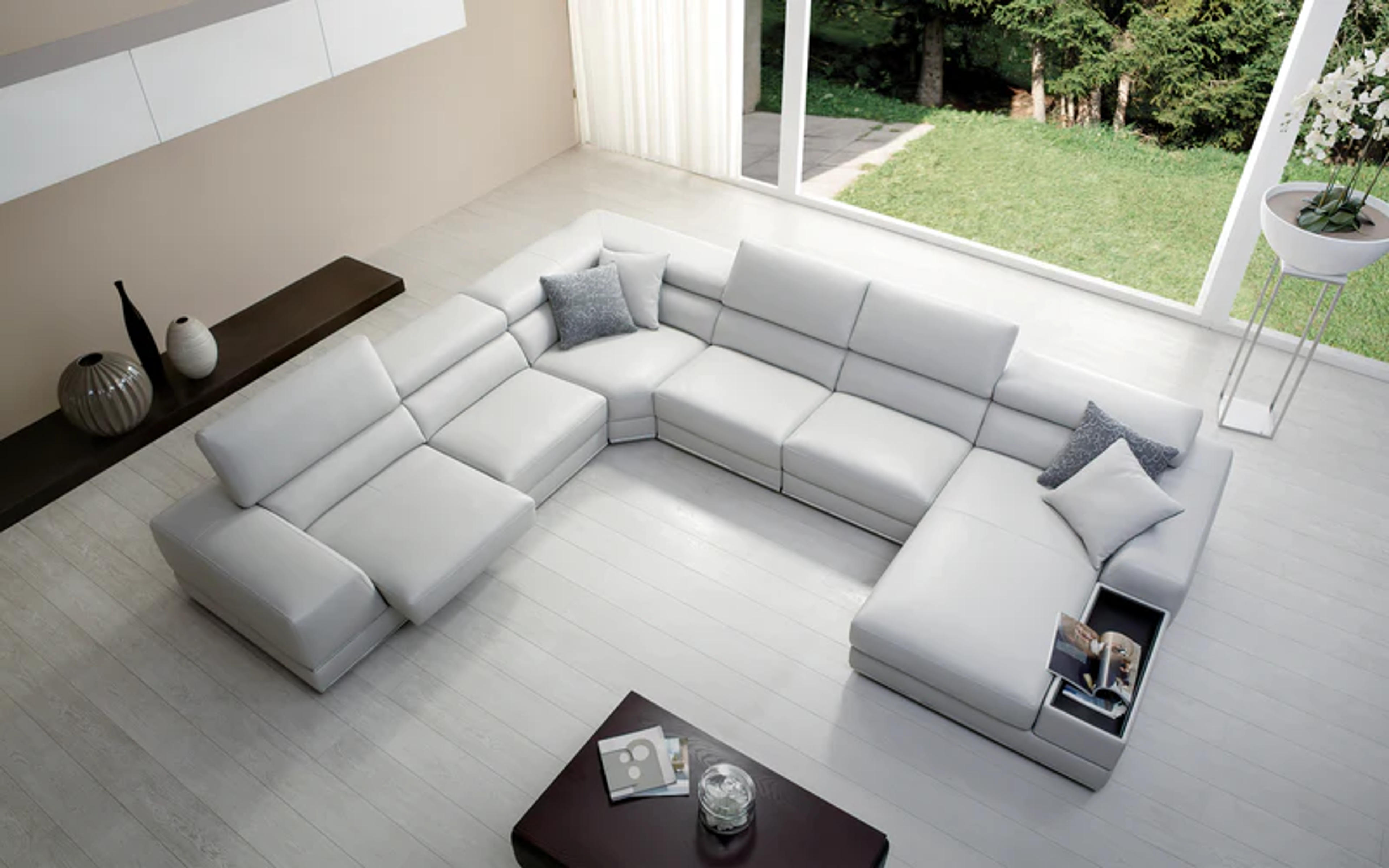 Modular Leather Sectional|Jubilee Furniture Stores Las Vegas