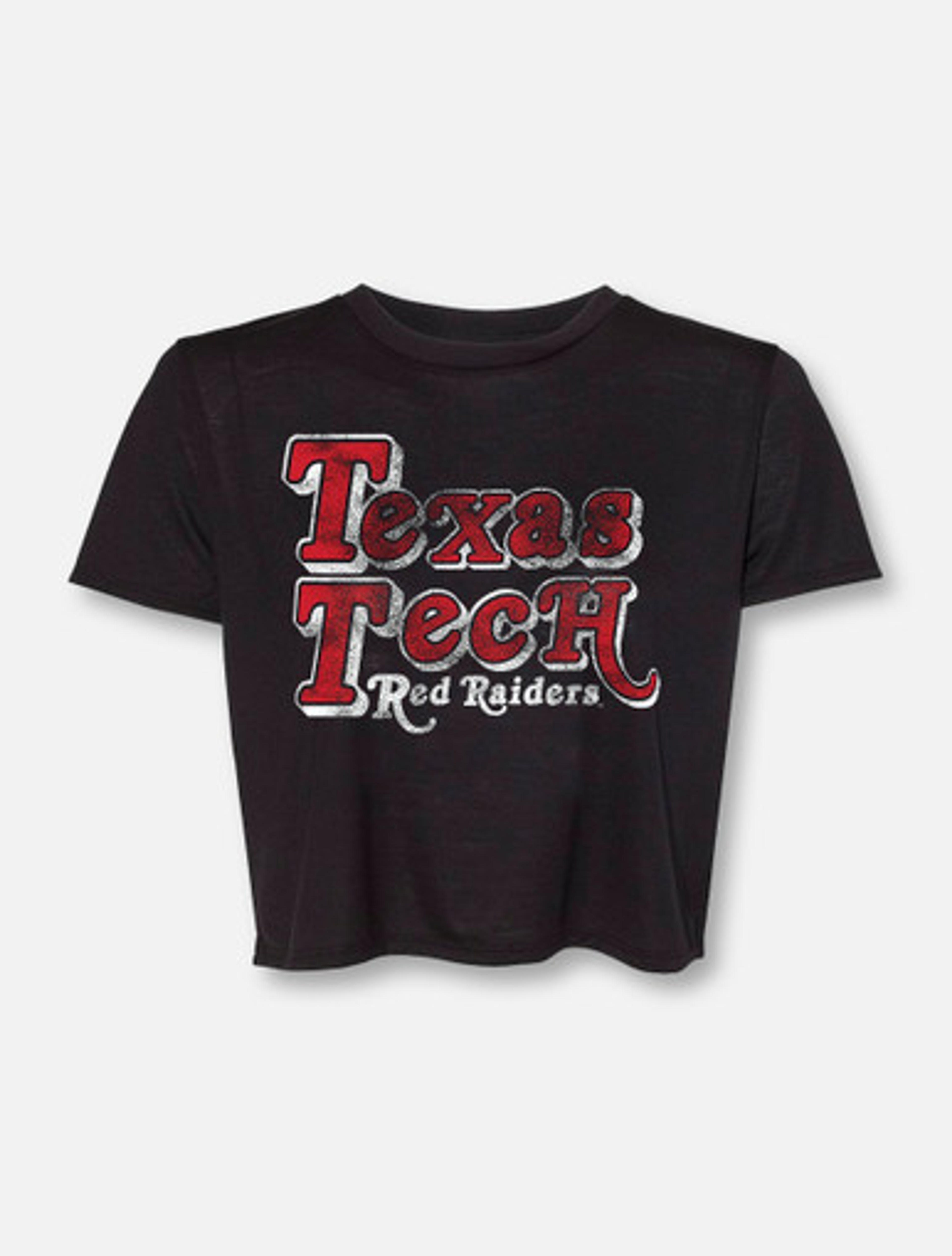 Buy this Texas Tech Raider Red "Stones Magazine" Crop Tee from your Fan Favorite Red Raider Outfitter Since 1975!!