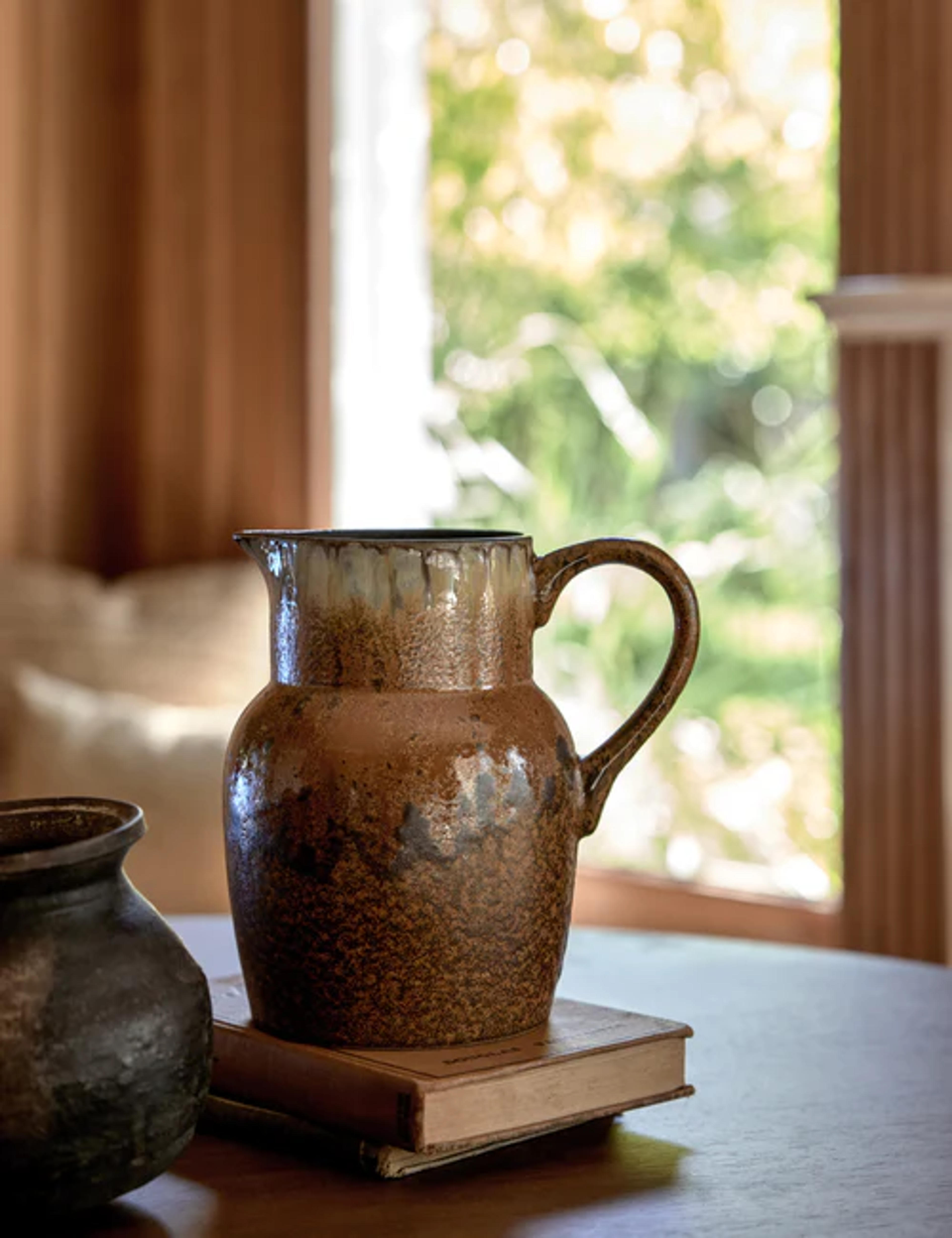 Poterie Ceramic Pitcher by Casafina