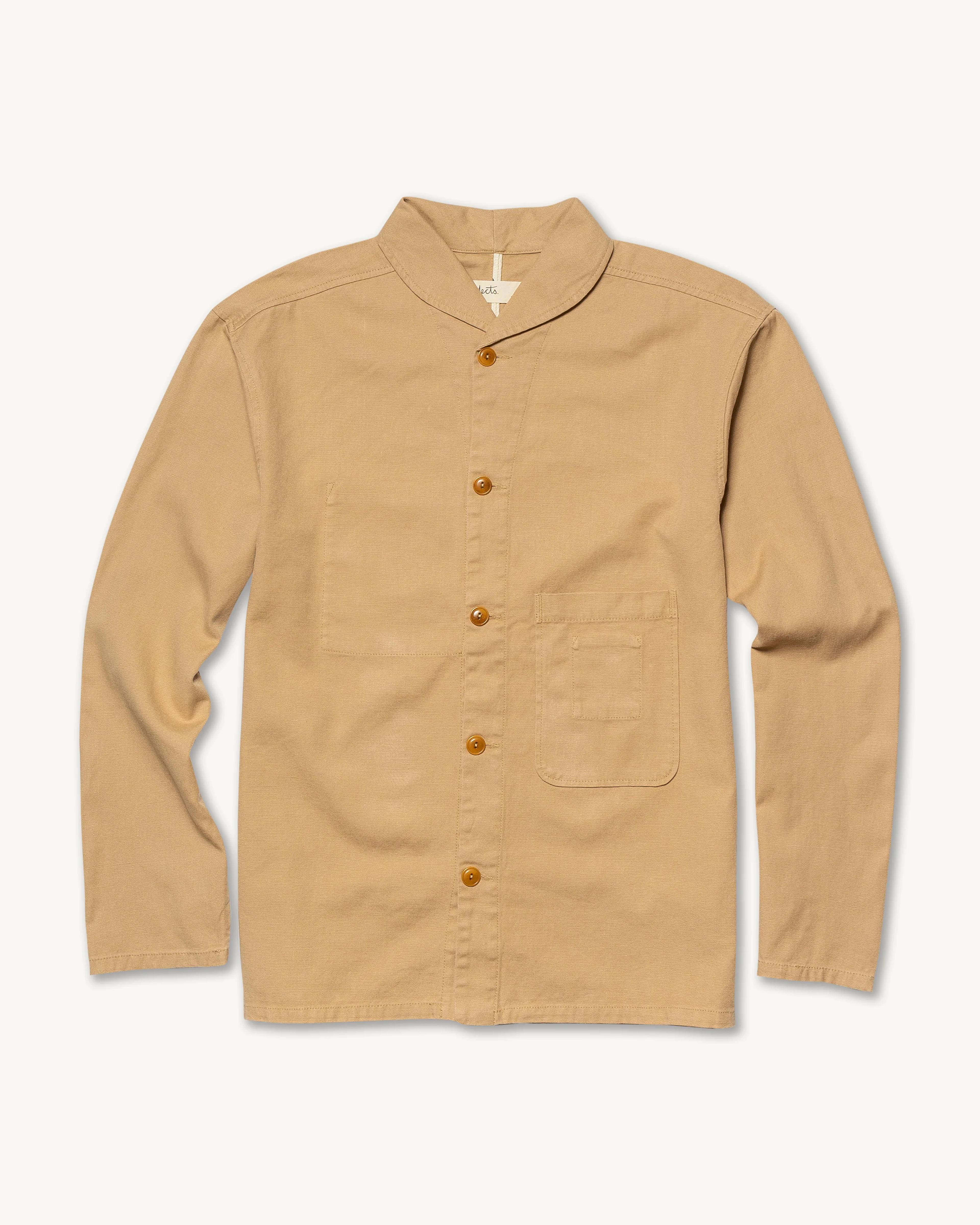 Shepherds Shirt in Kagawa Khaki Hemp Canvas – Imperfects