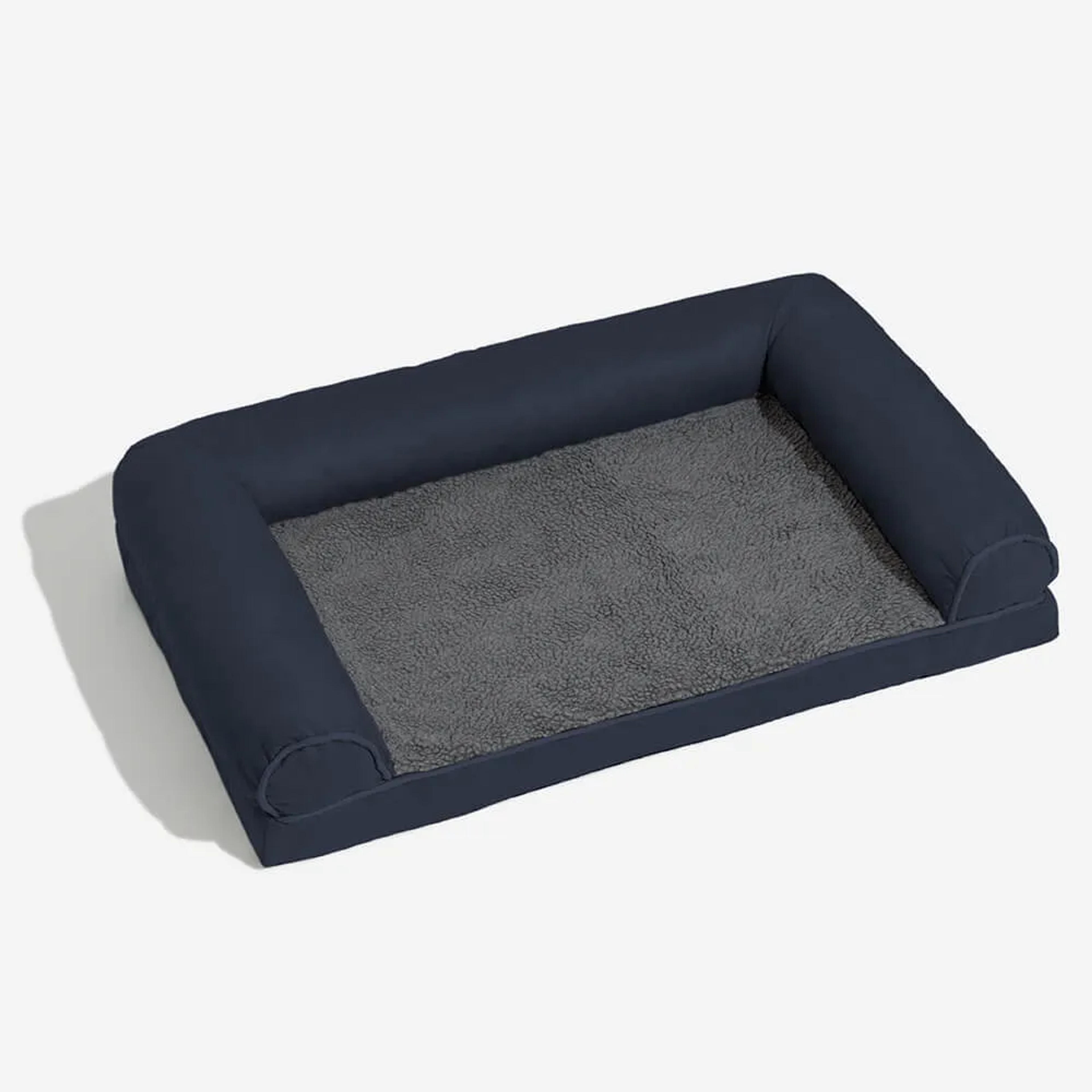 Faux Fleece & Suede Full Support Orthopaedic Dog Bed-FunnyFuzzyUK