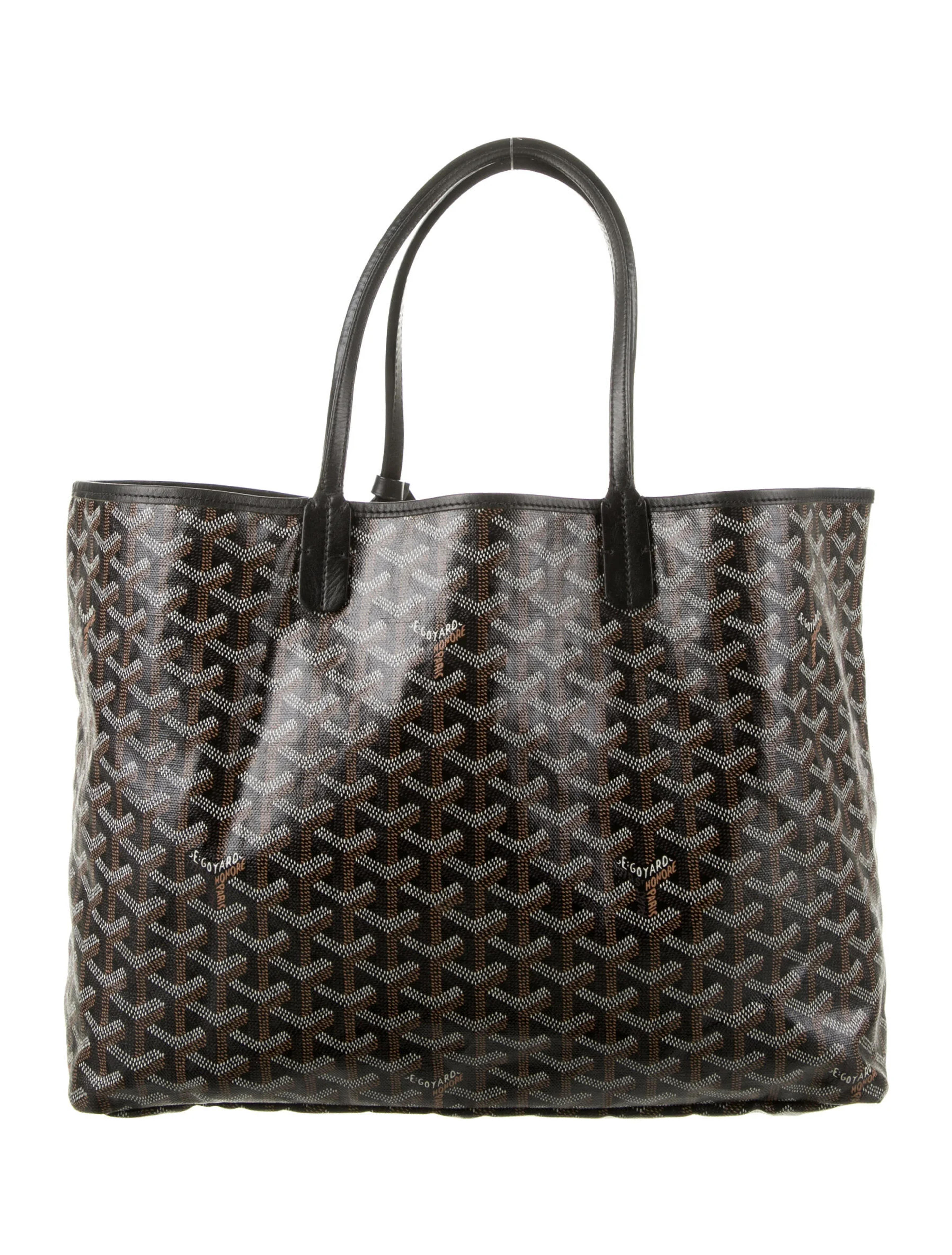 Goyard Goyardine St. Louis Tote PM w/Pouch - Black Totes, Handbags - GOY31290 | The RealReal