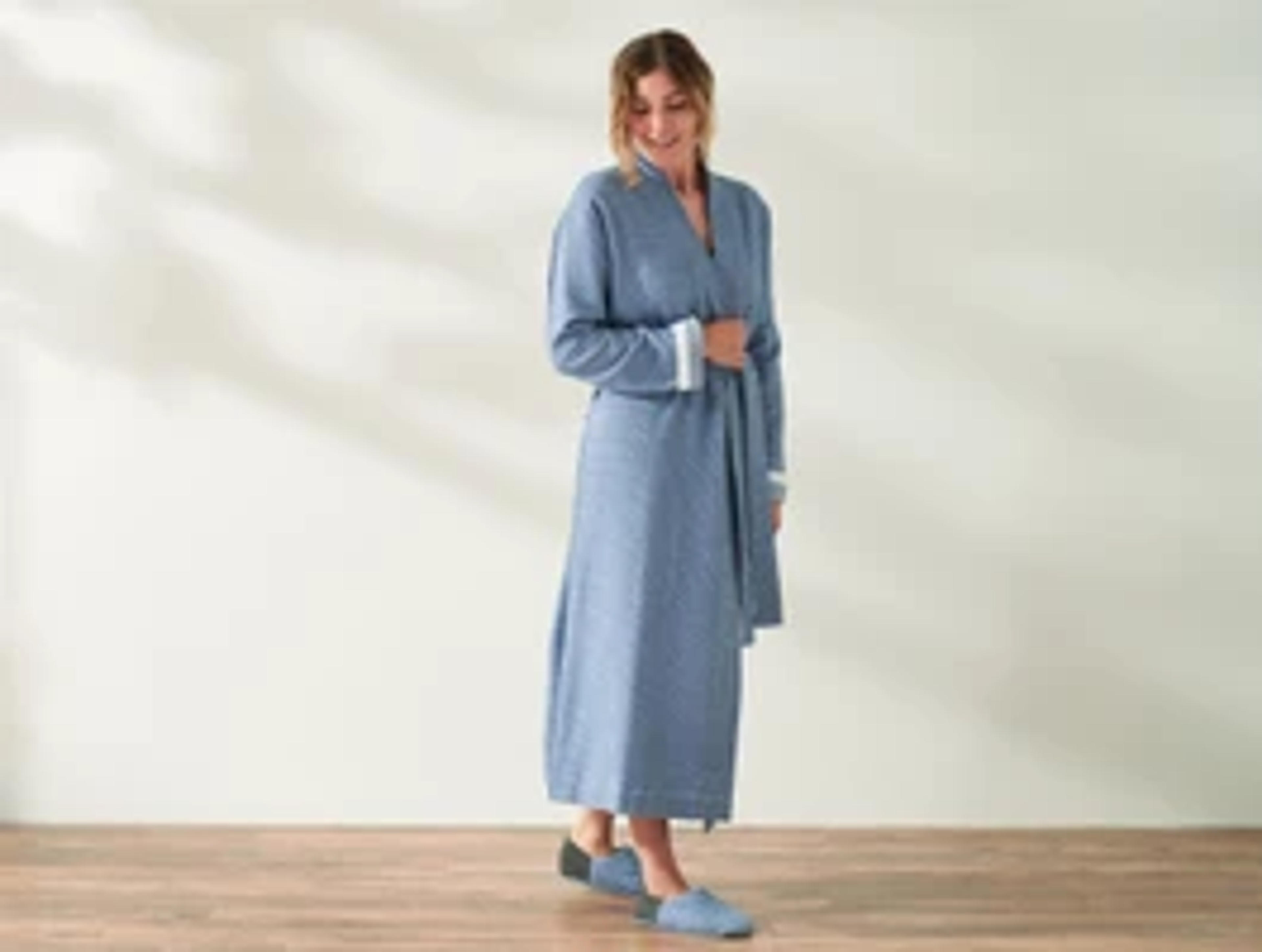 Unisex Mediterranean Organic Modern Robe