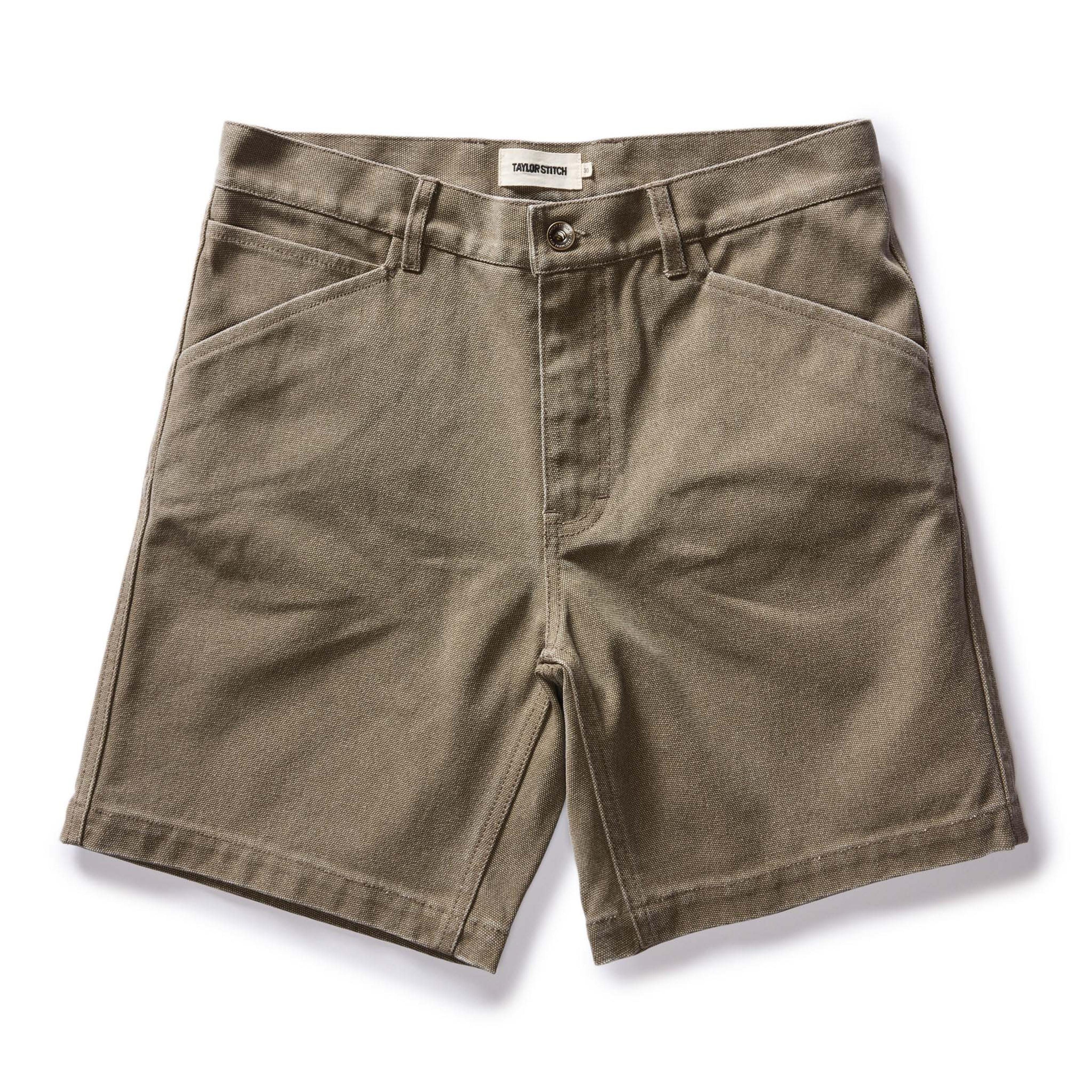 The Camp Short in Stone Chipped Canvas | Chipped Canvas | Taylor Stitch