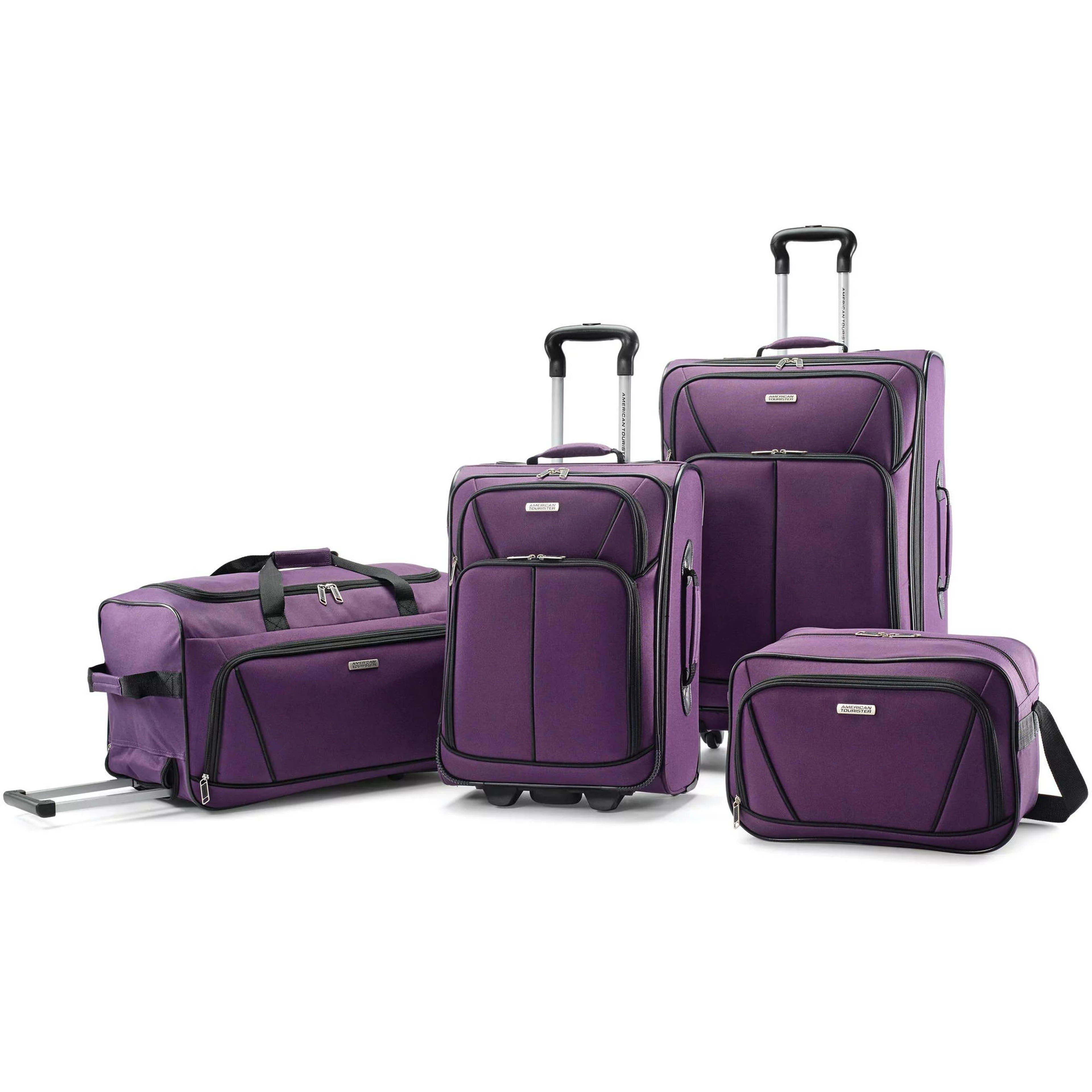 American Tourister 4 Piece Softside Luggage Set - Walmart.com