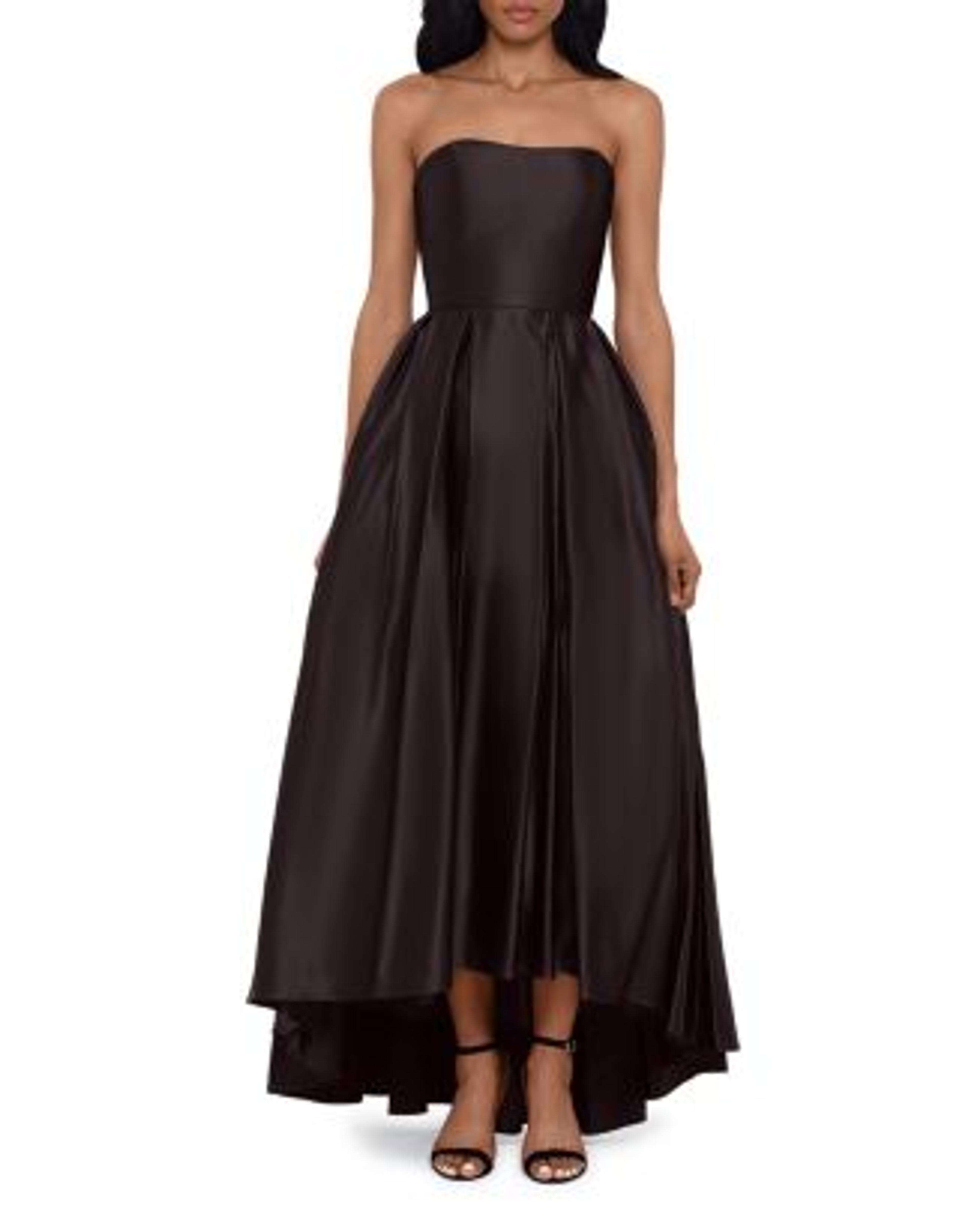 AQUA Strapless Pleated High Low Ball Gown - 100% Exclusive Women - Bloomingdale's