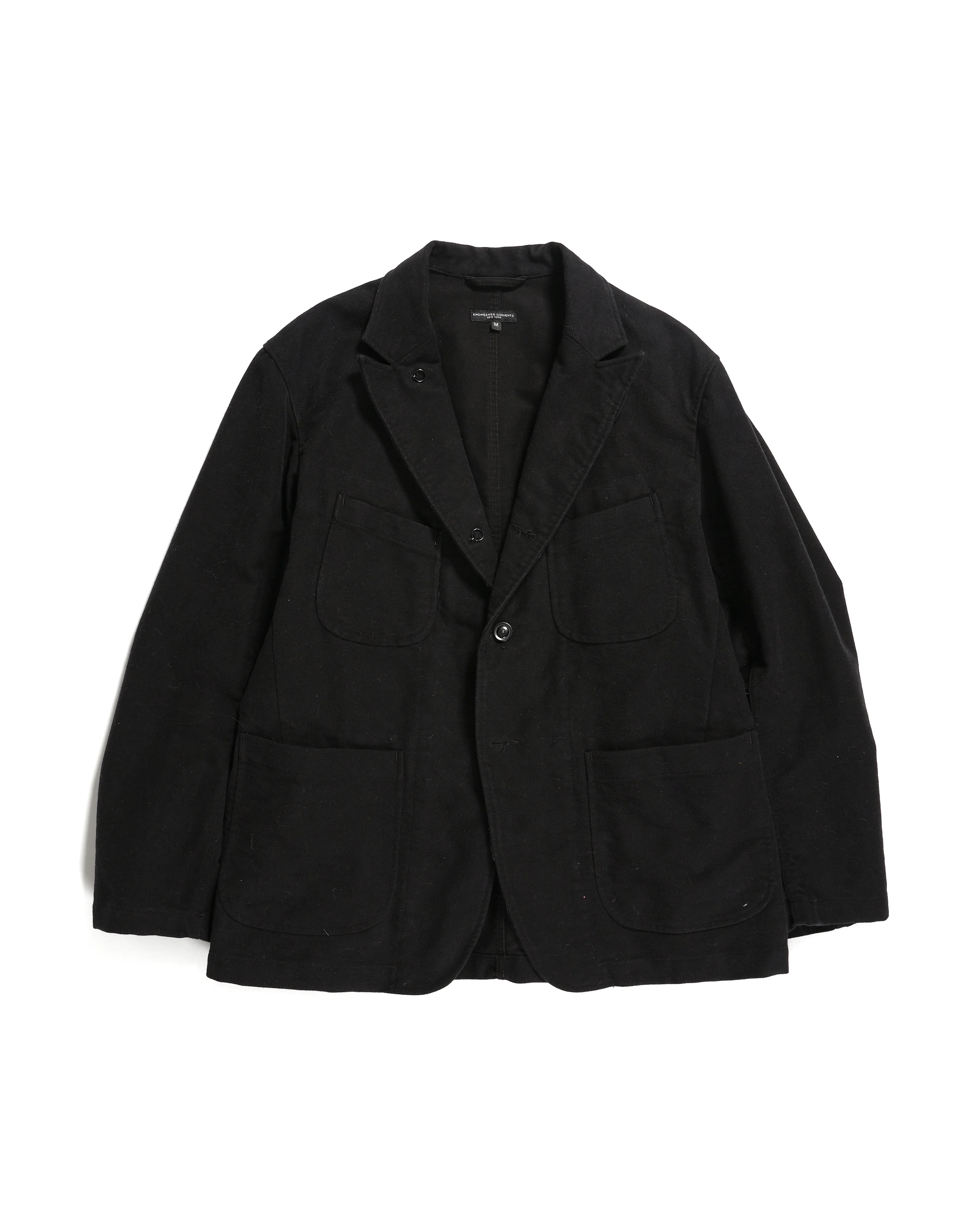 Enginnered Garments Bedford Jacket - Black Cotton Moleskin – Totem Brand Co.