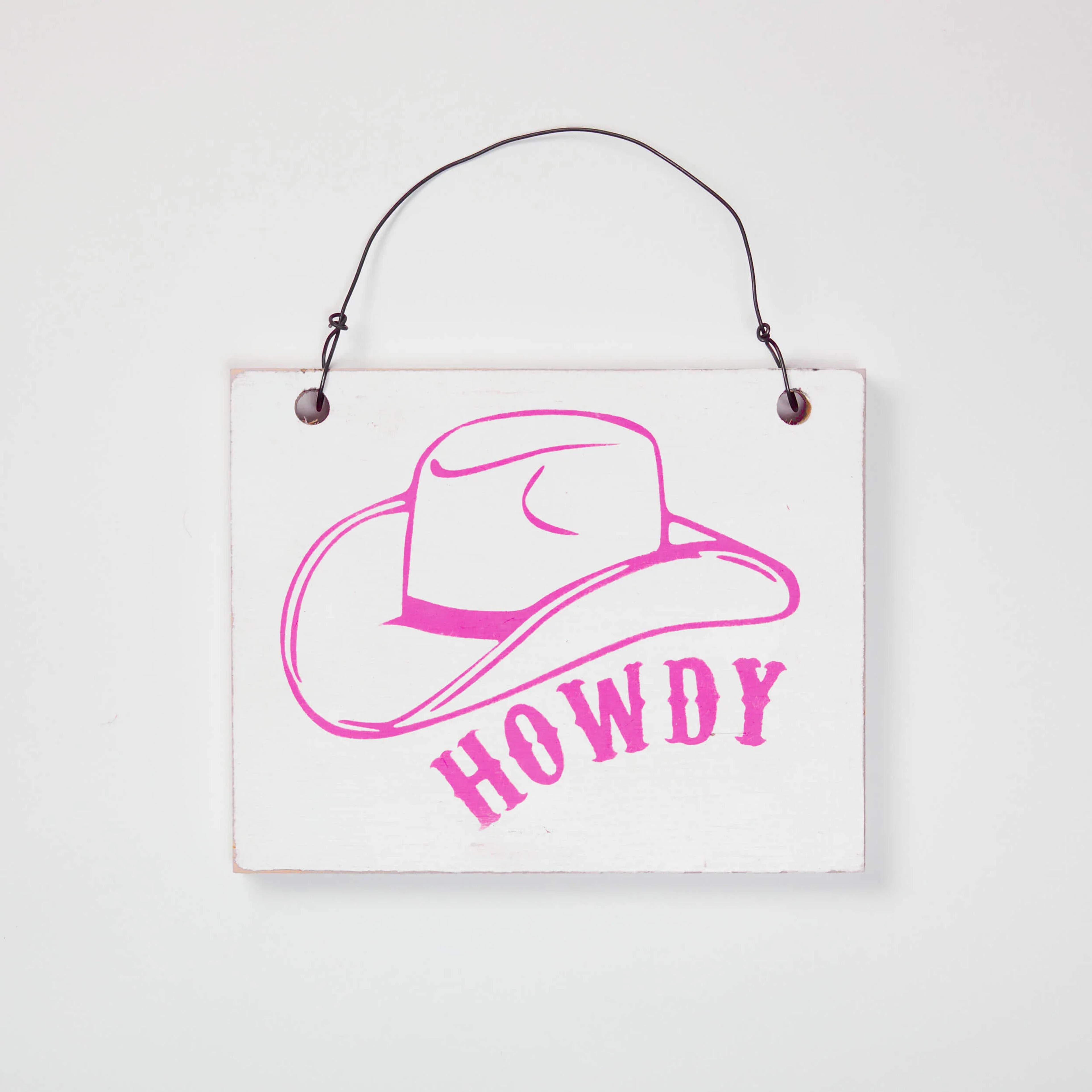 Howdy Wooden Sign | Dorm Essentials - Default Title - Dormify