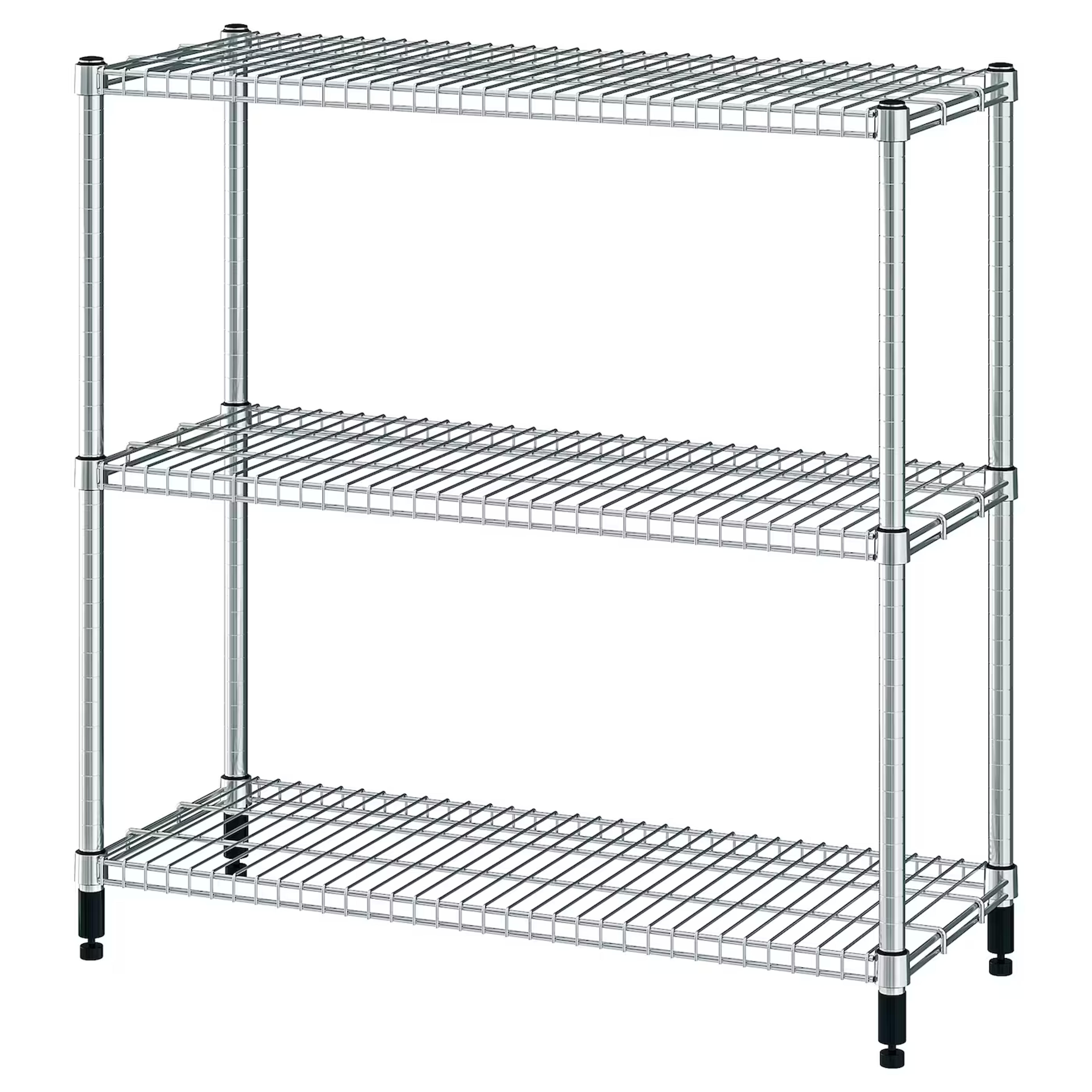 OMAR Shelf unit, galvanized, Width: 36 1/4" - IKEA