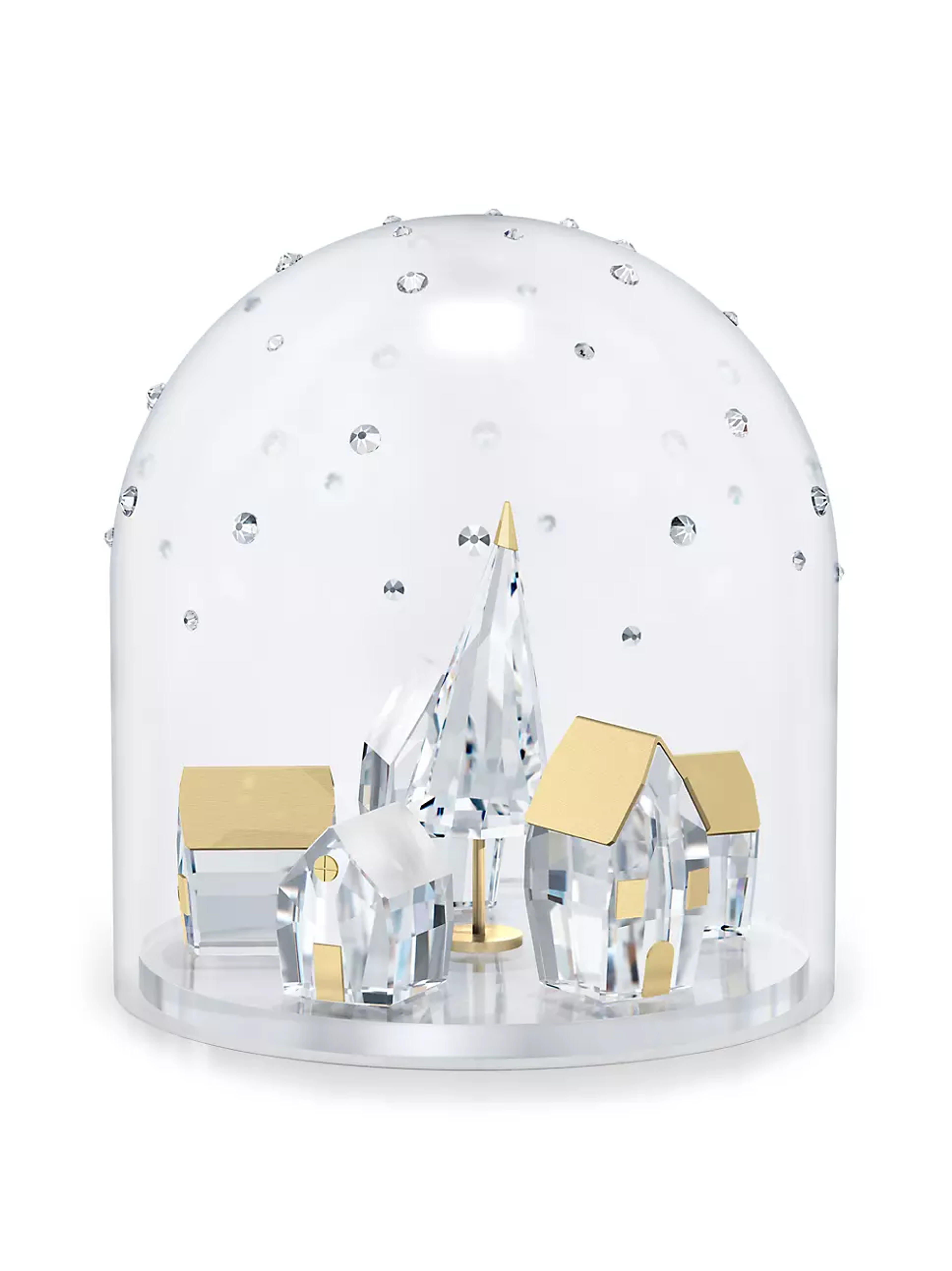 Shop Swarovski Holiday Magic Winter Village Bell Jar | Saks Fifth Avenue