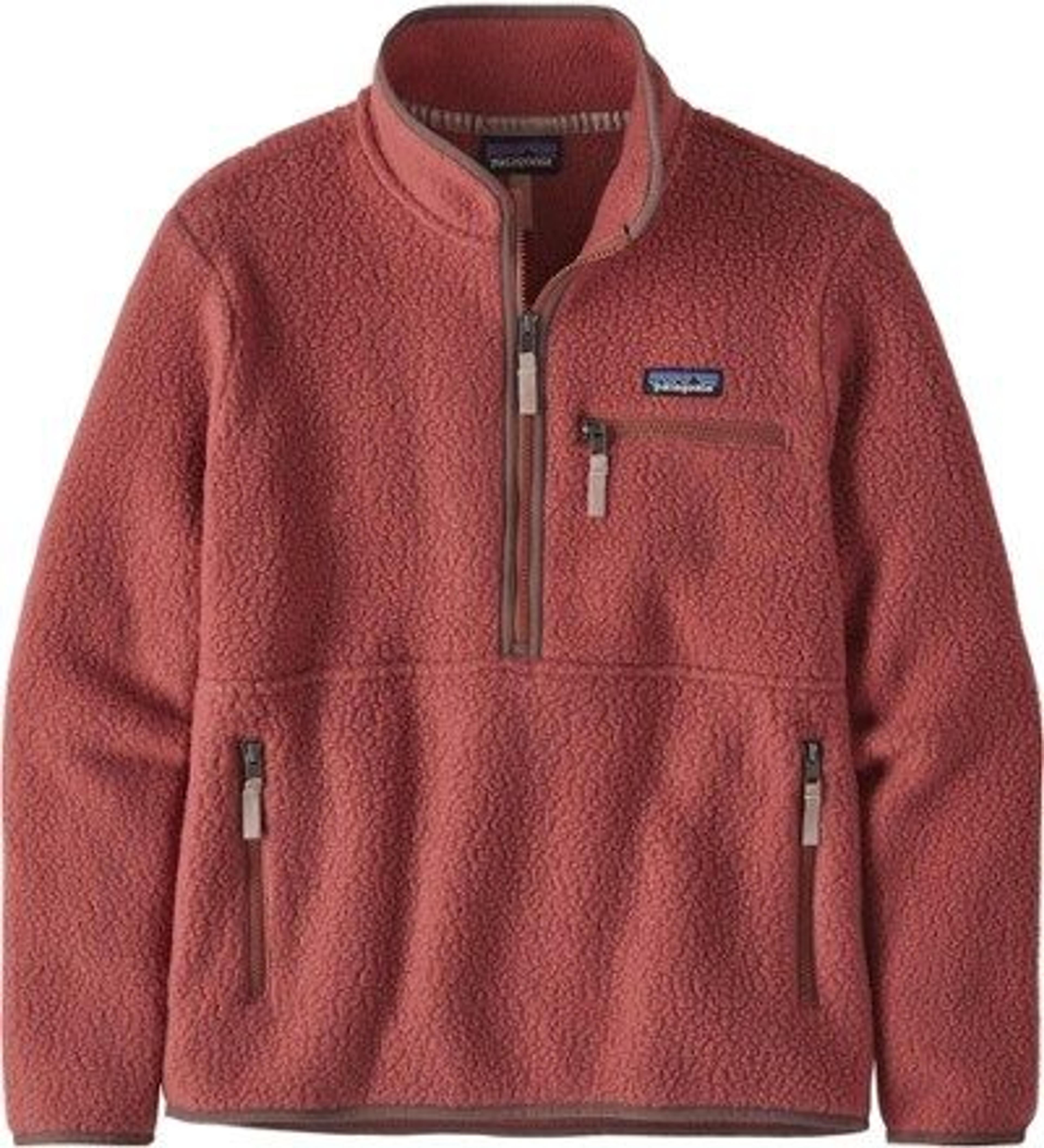 Patagonia Women's Retro Pile Marsupial Fleece Pullover Rosehip S