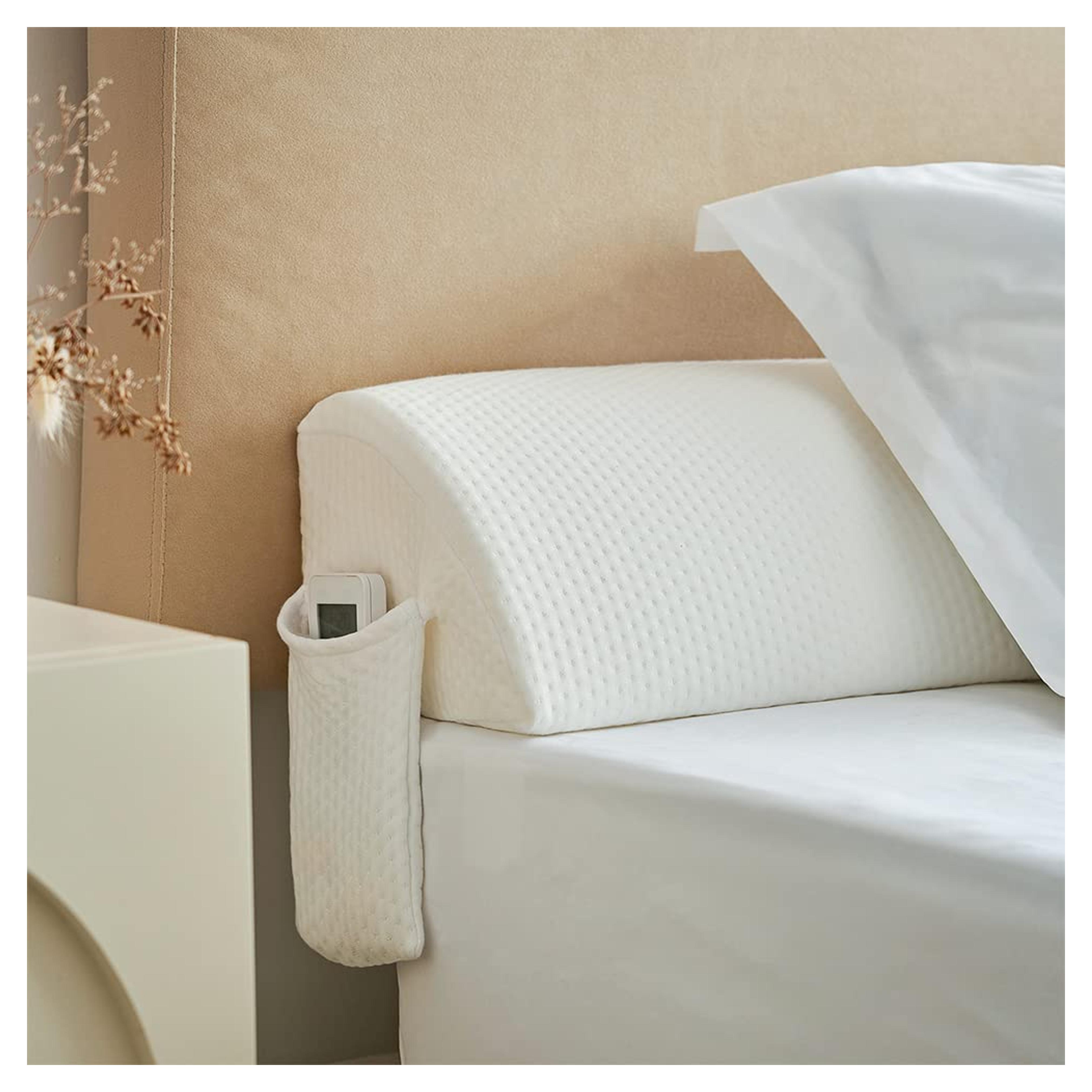 jakoola Bed Wedge Pillow Stopper Mattress Filler Pillow for Gap Between Mattress and Headboard Sideboard Full Size 54” x 8” x 6” Full (Pack of 1)