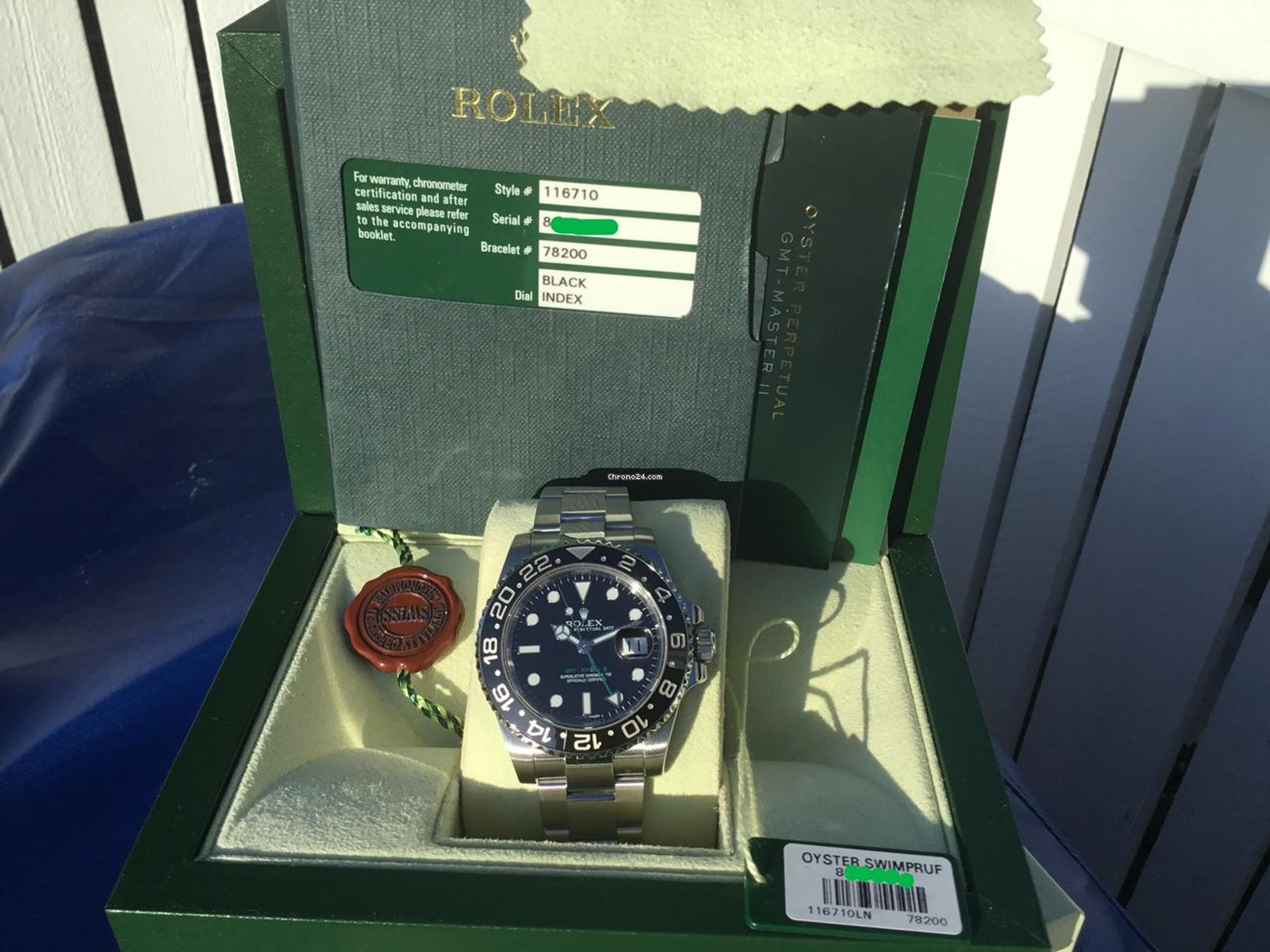 Rolex GMT-Master II for $12,695 for sale from a Trusted Seller on Chrono24