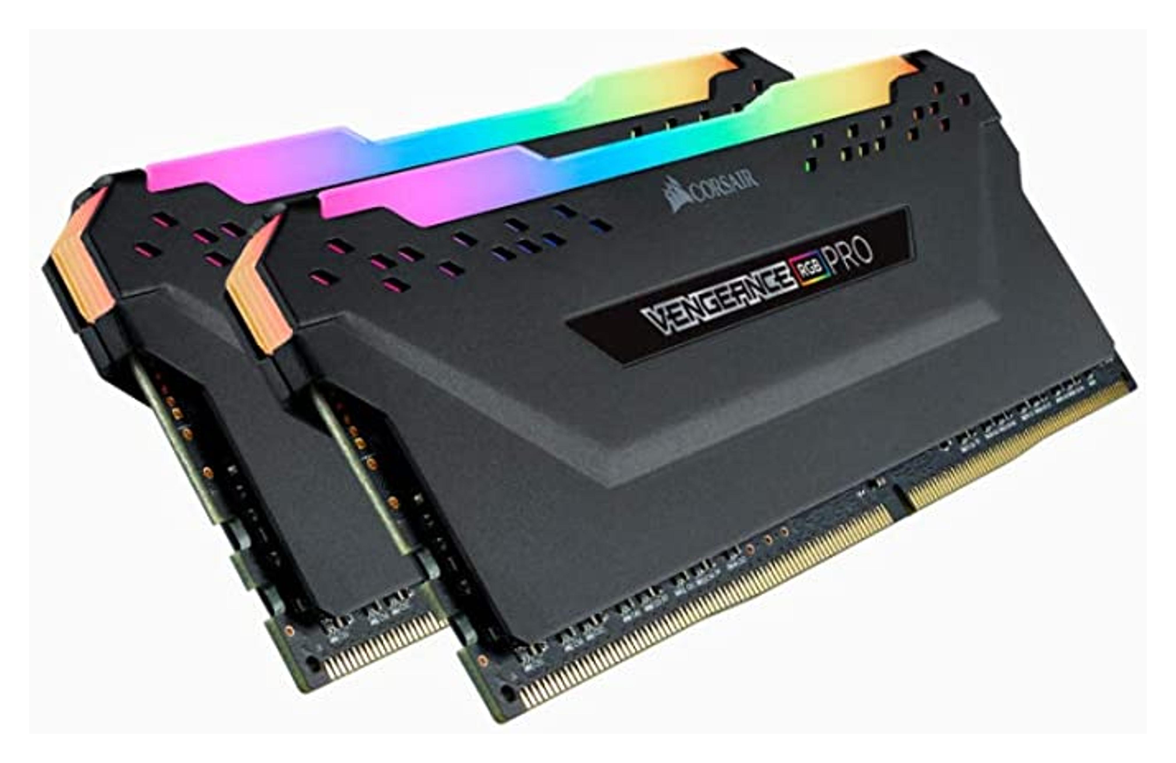 Amazon.com: Corsair Vengeance RGB Pro 32GB (2x16GB) DDR4 3200 (PC4-25600) C16 Memoria de escritorio - Negro : Electrónica