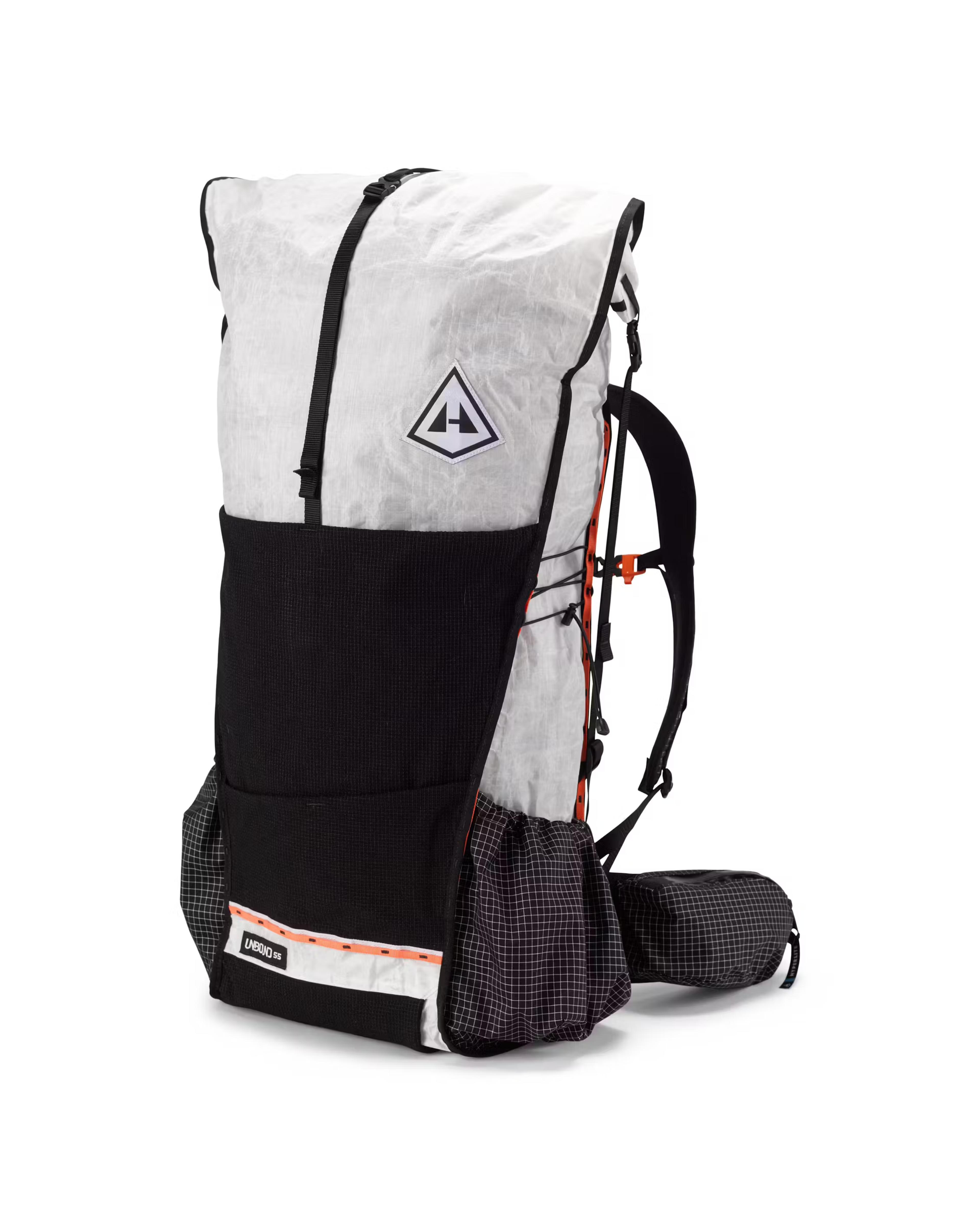 Hyperlite Mountain Gear Unbound Ultralight Dyneema Hiking Backpack - 55L | White ...