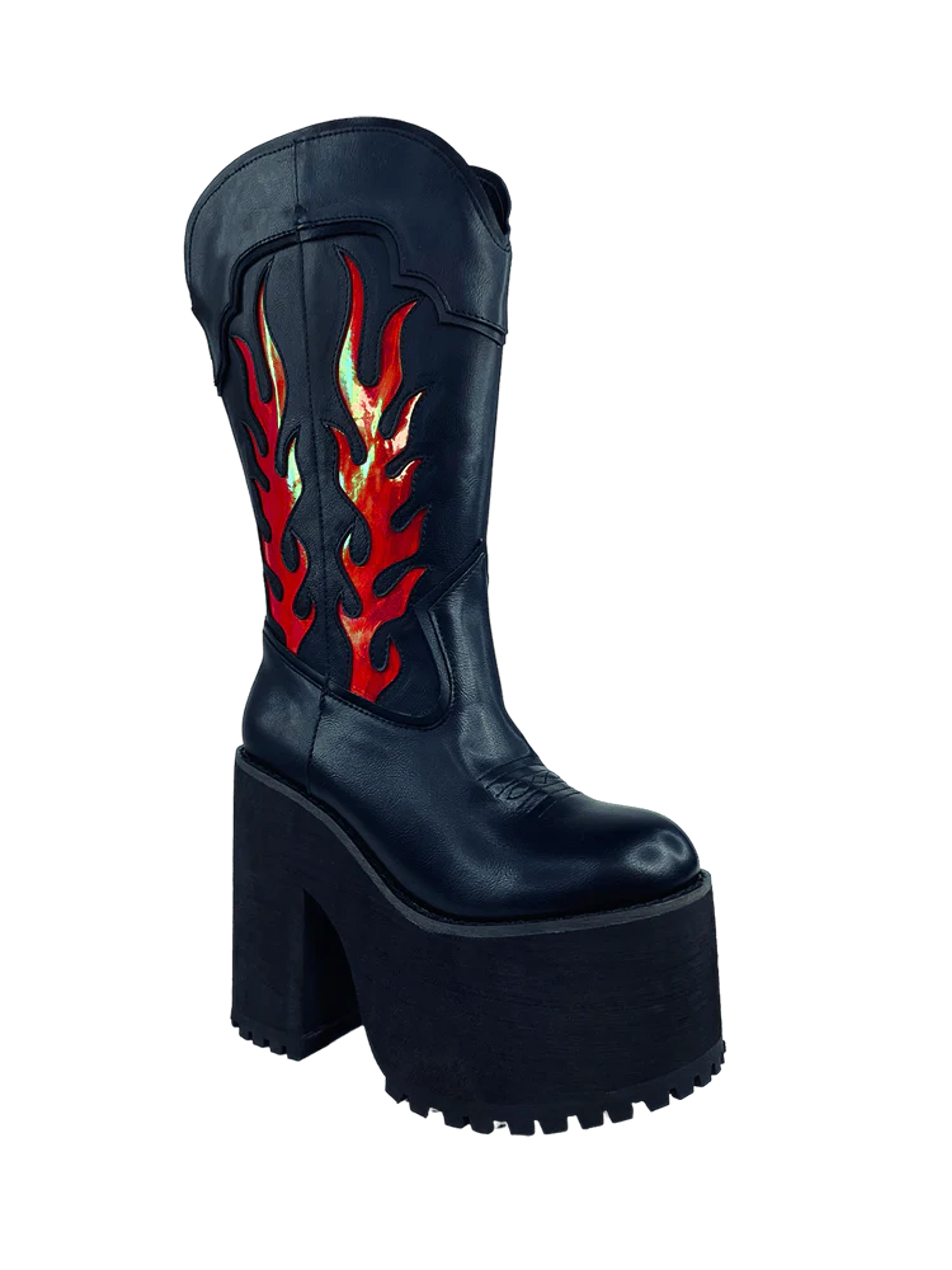 BAD B FLAME - BLACK/RED - 12