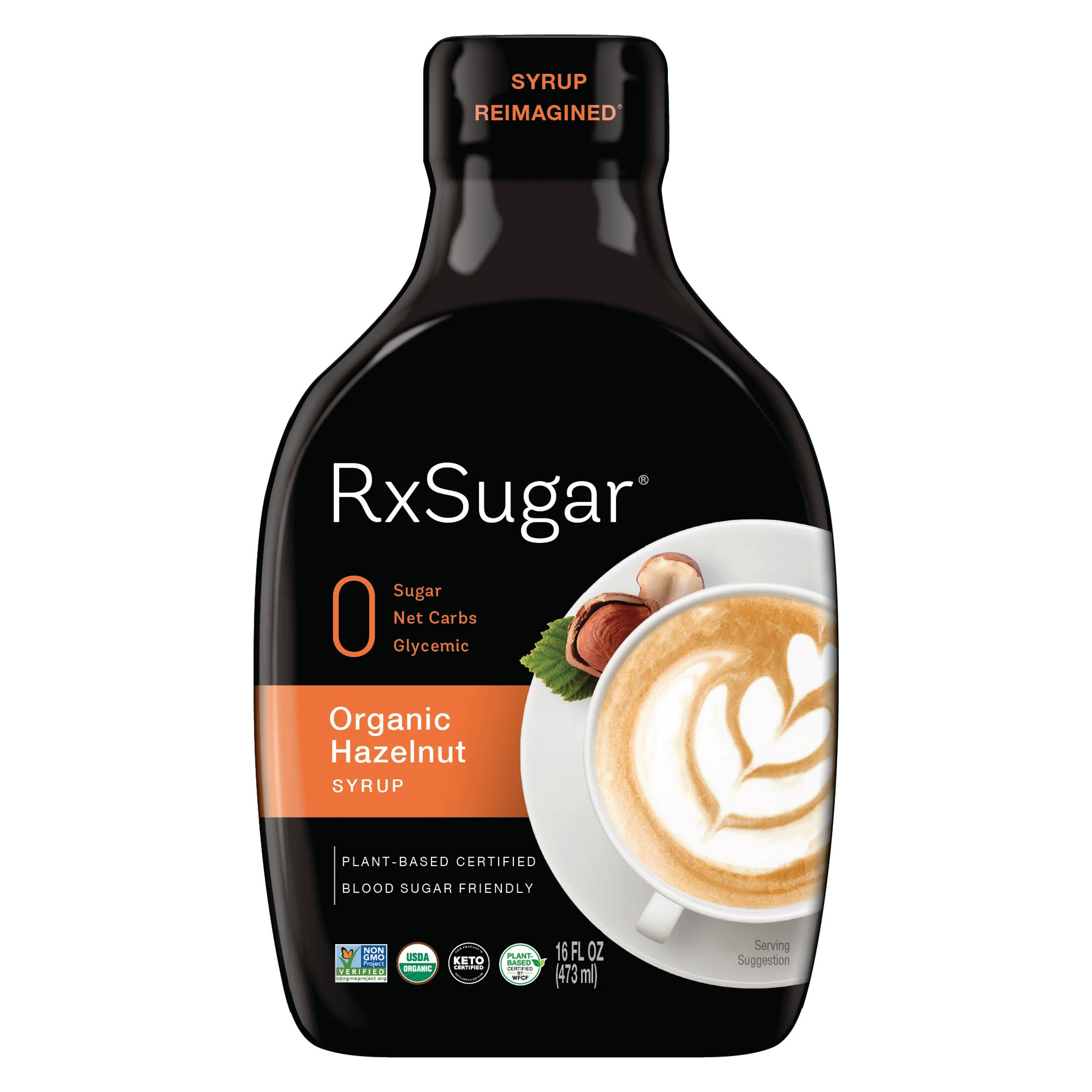 RxSugar® Organic Hazelnut Syrup