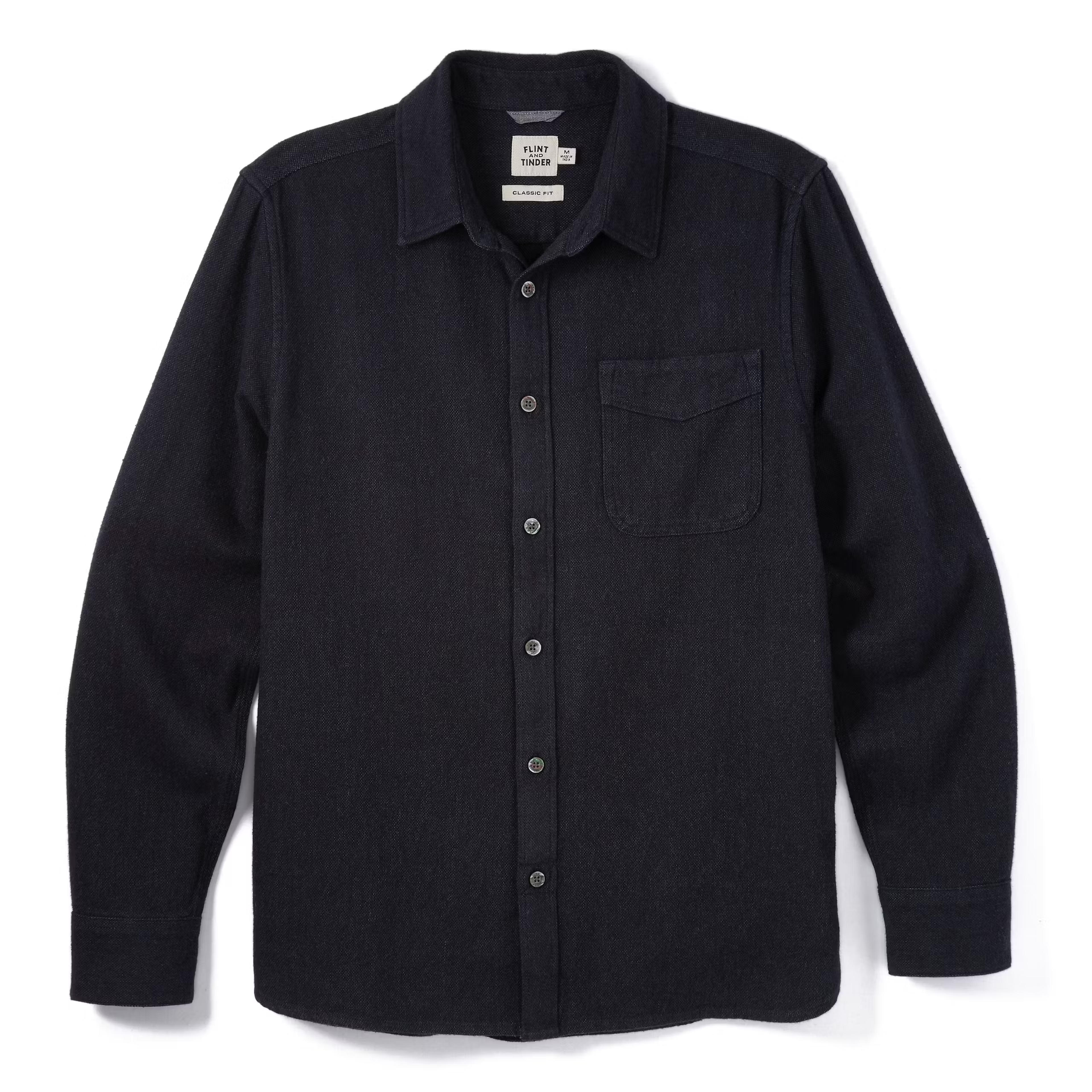 Flint and Tinder Jackson Flannel Shirt - Navy Melange | Flannel Shirts | Huckberry