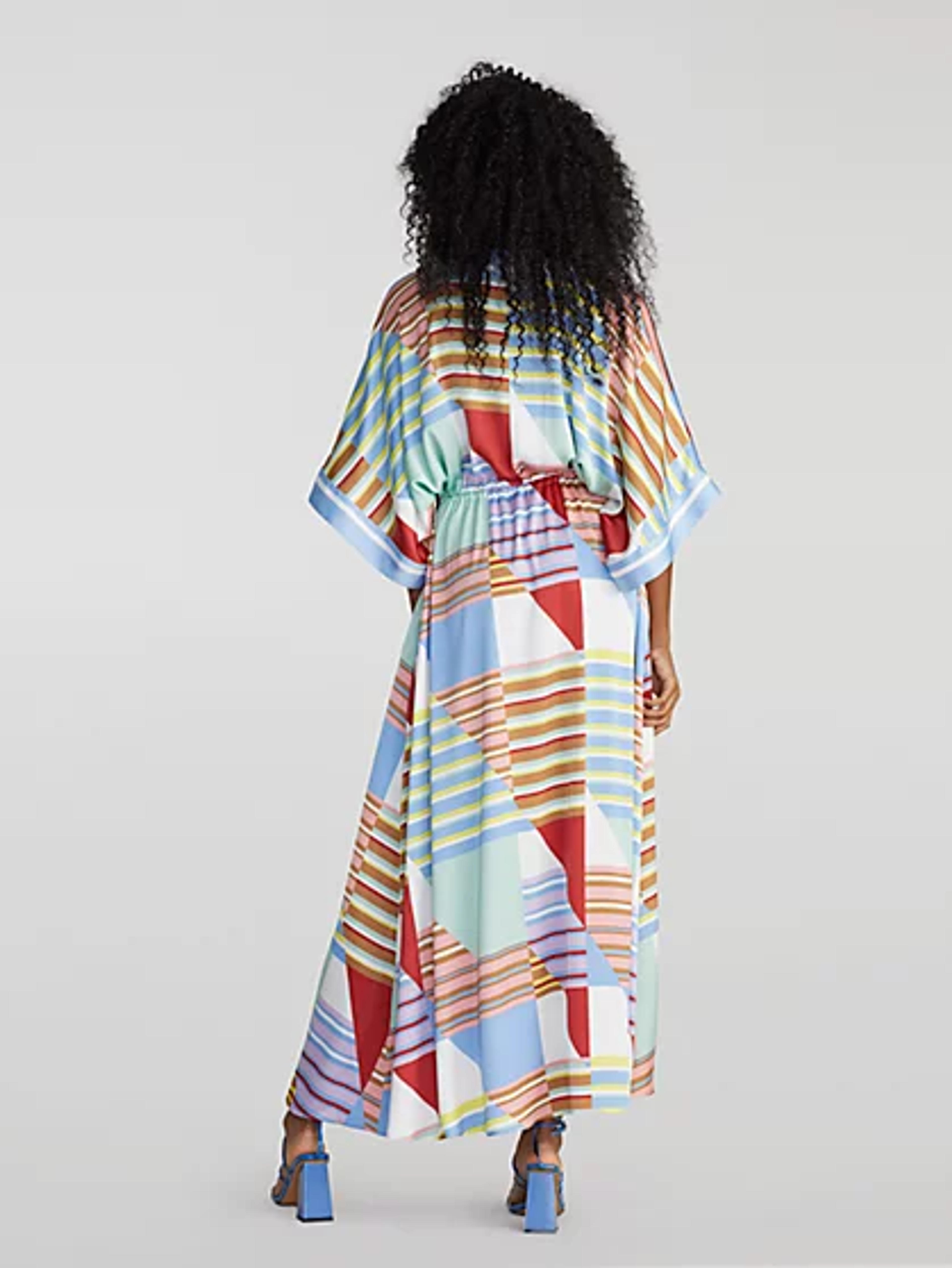 Jessa Printed Tie-Waist Maxi Dress - Gabrielle Union Collection | New York & Company