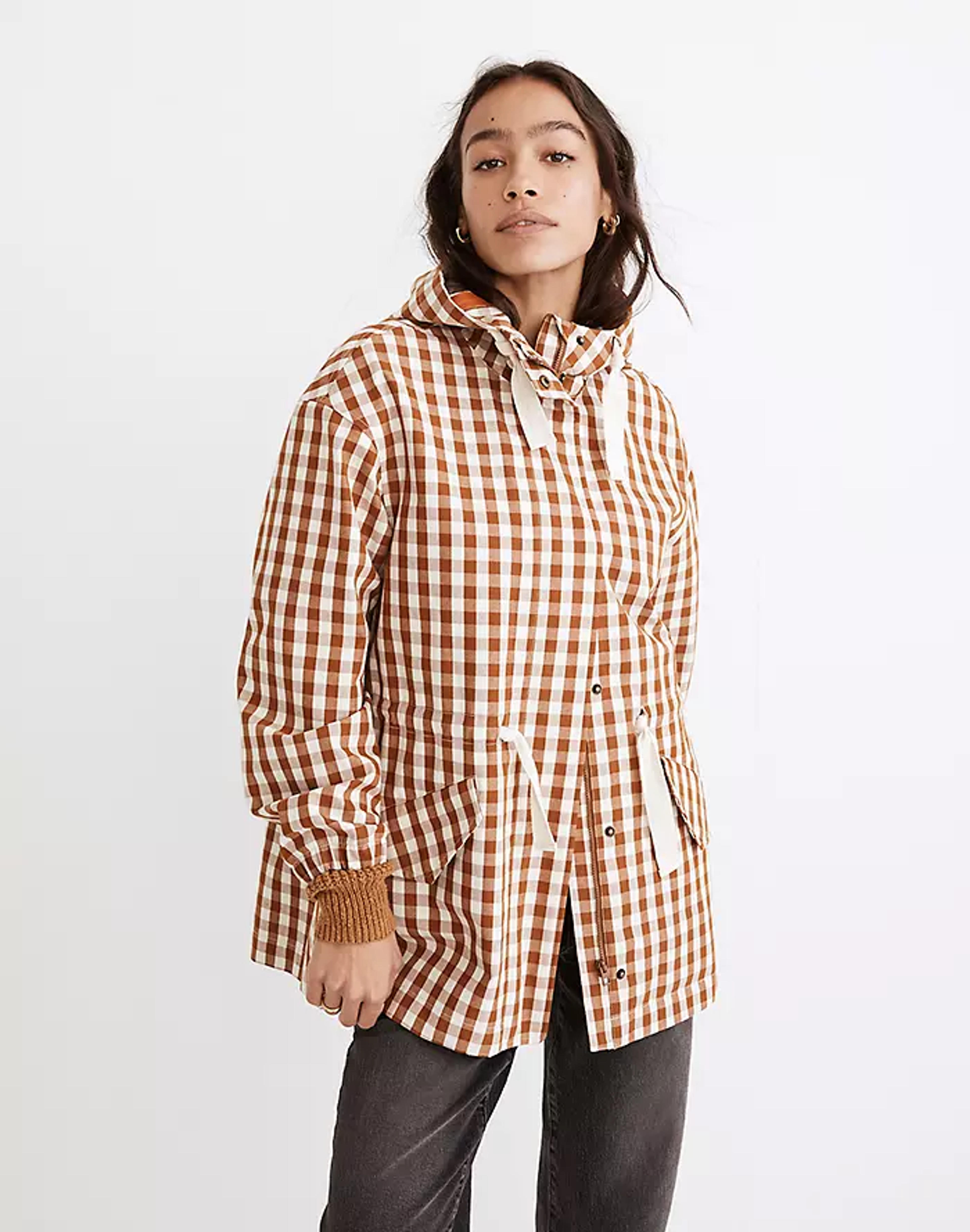 Raincloud Raincoat in Gingham