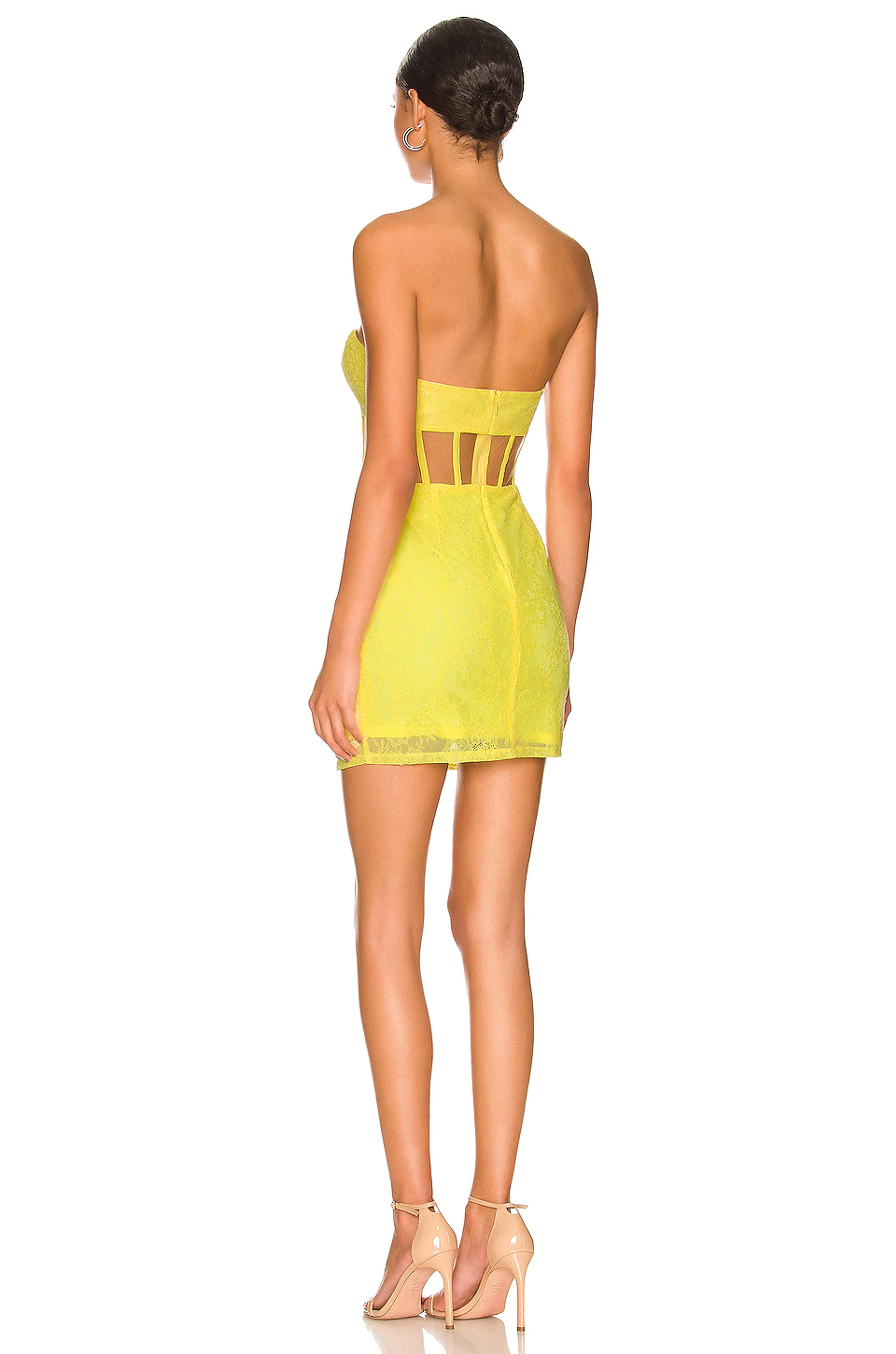 NBD Farah Mini Dress in Yellow | REVOLVE