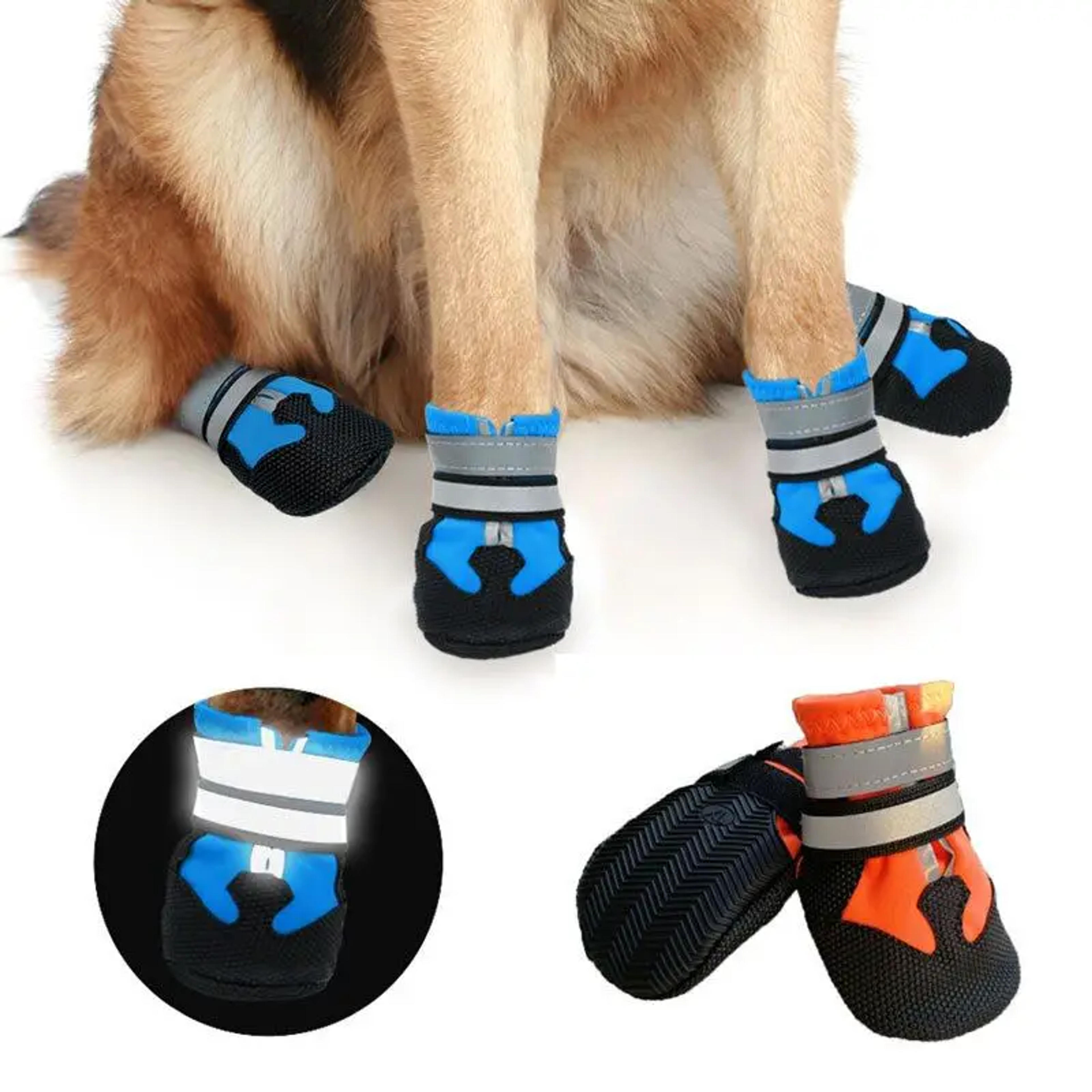 Waterproof Pet Shoes With Reflective Strip For Dogs And Cats - Protect Paws From Rain, Snow, And Sharp Objects - Temu Switzerland