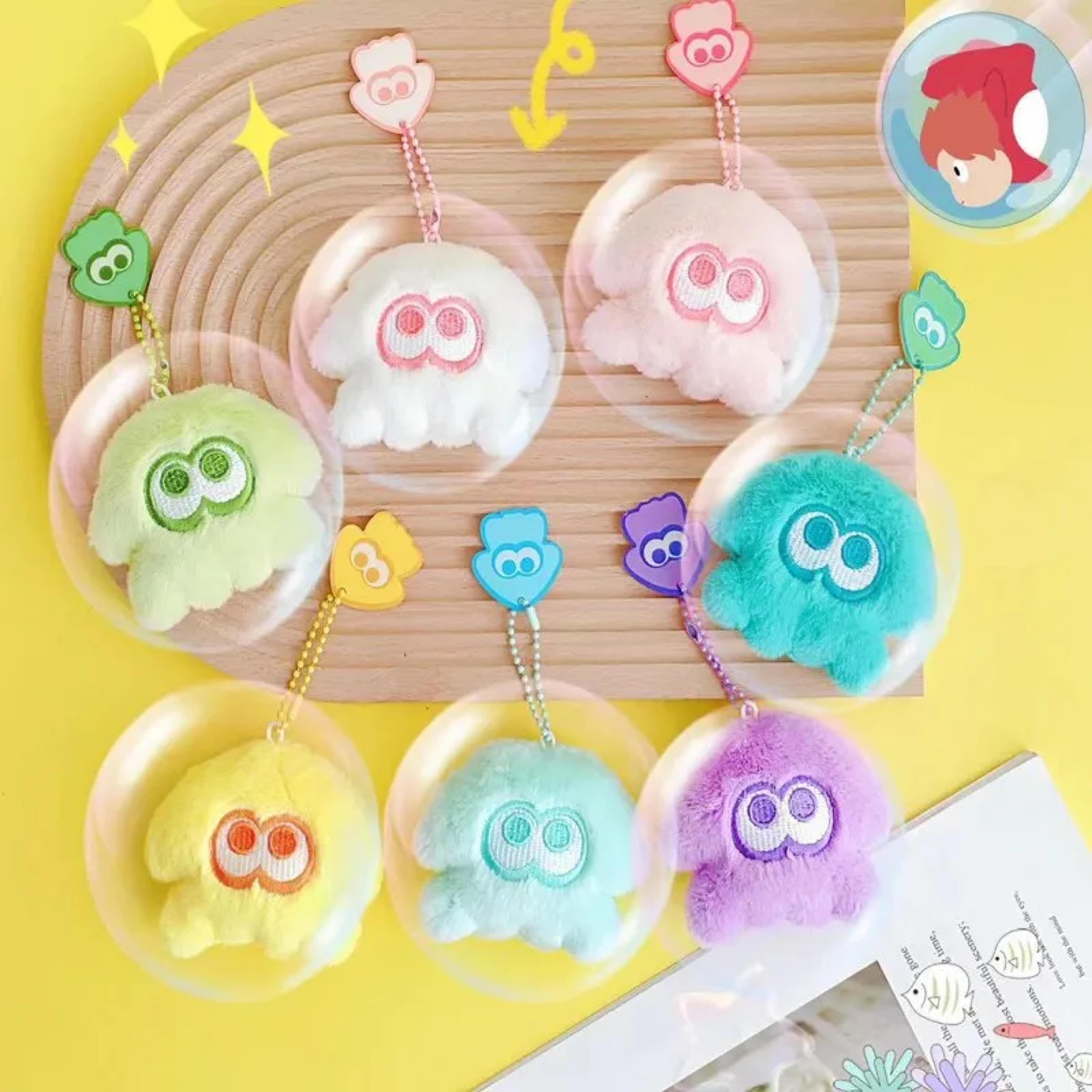 1.0US $ 84% OFF|2023 Splatoon Inkling Plush Keychain Kawaii Animal Pendant Soft Stuffed For Fans Girl Gift| |