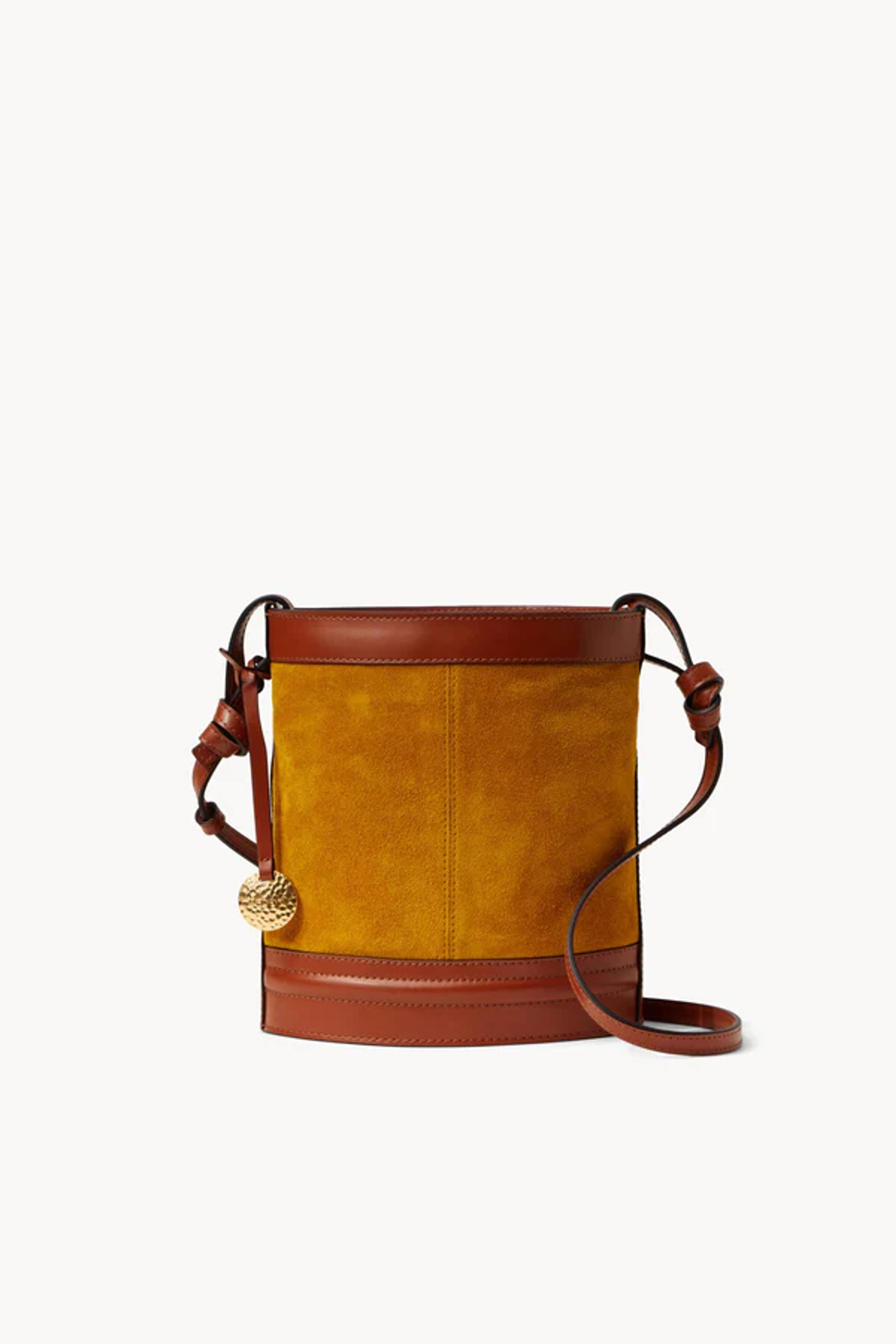 STAUD ANITA BUCKET BAG OCHER TAN