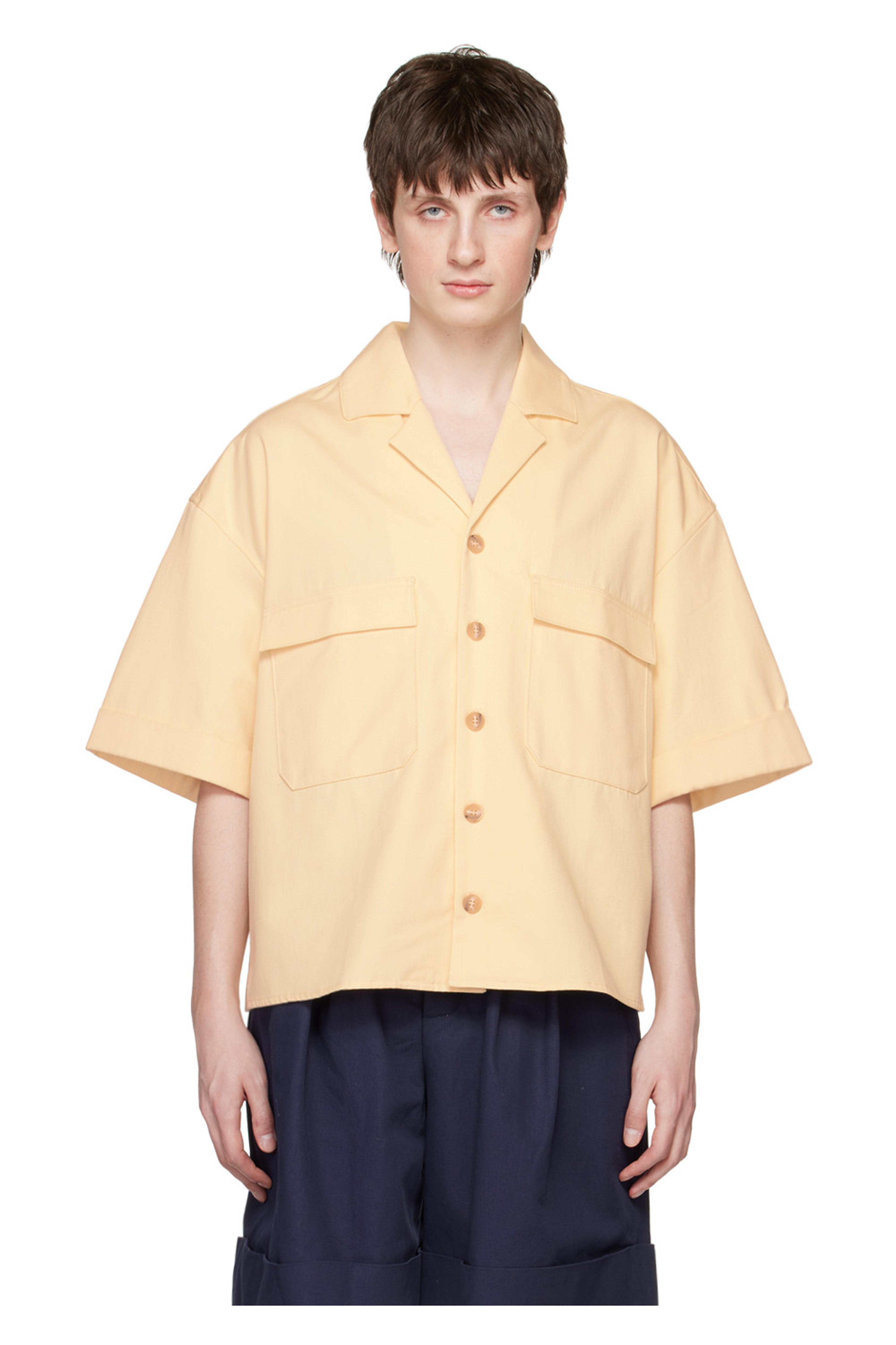 King & Tuckfield: Off-White Oversized Bowling Shirt | SSENSE UK