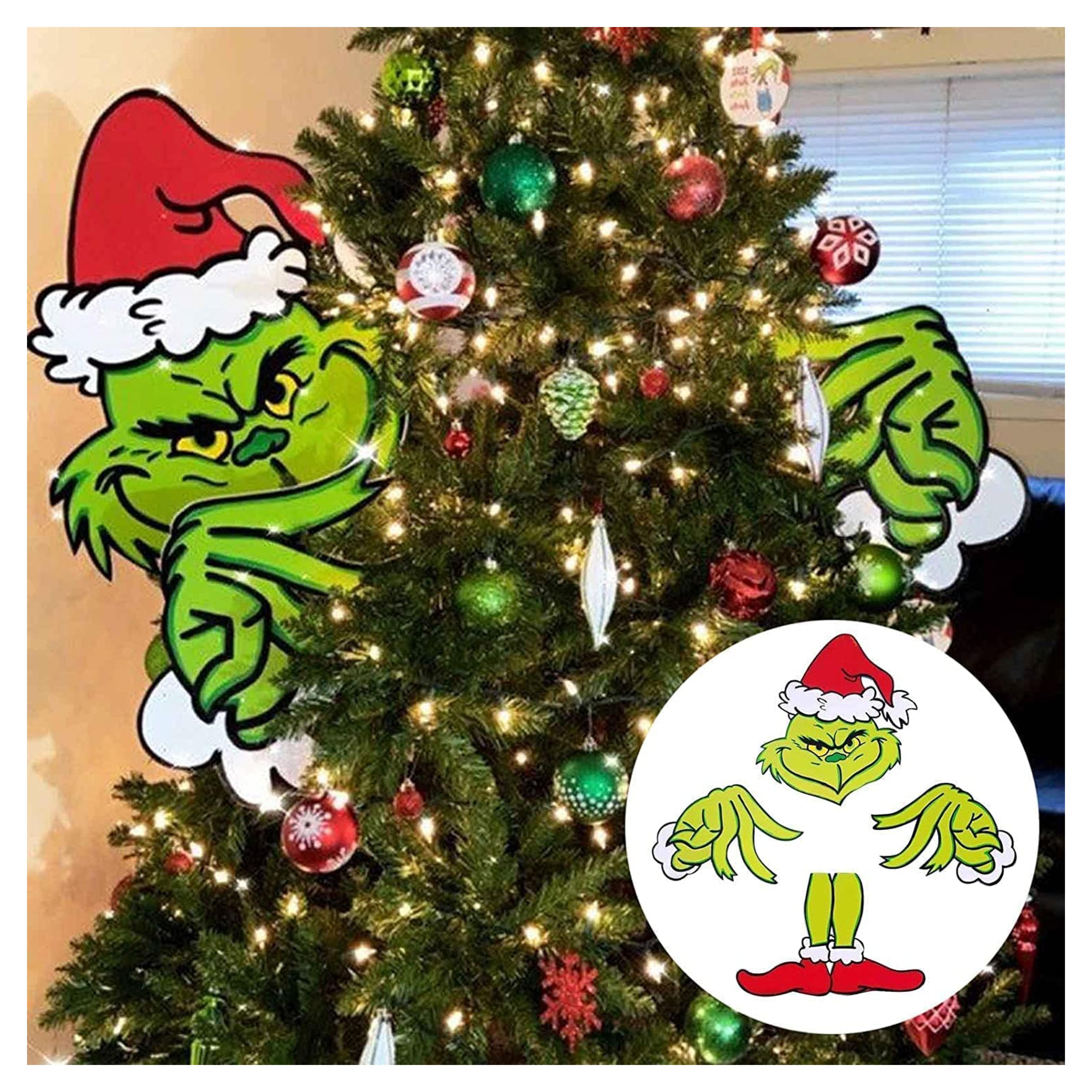 Amazon.com: Grinch Christmas Decorations ,Grinch Christmas Tree,Christmas Tree Topper ,How The Grinch Stole, Creative Christmas Home Party Decorations : Everything Else