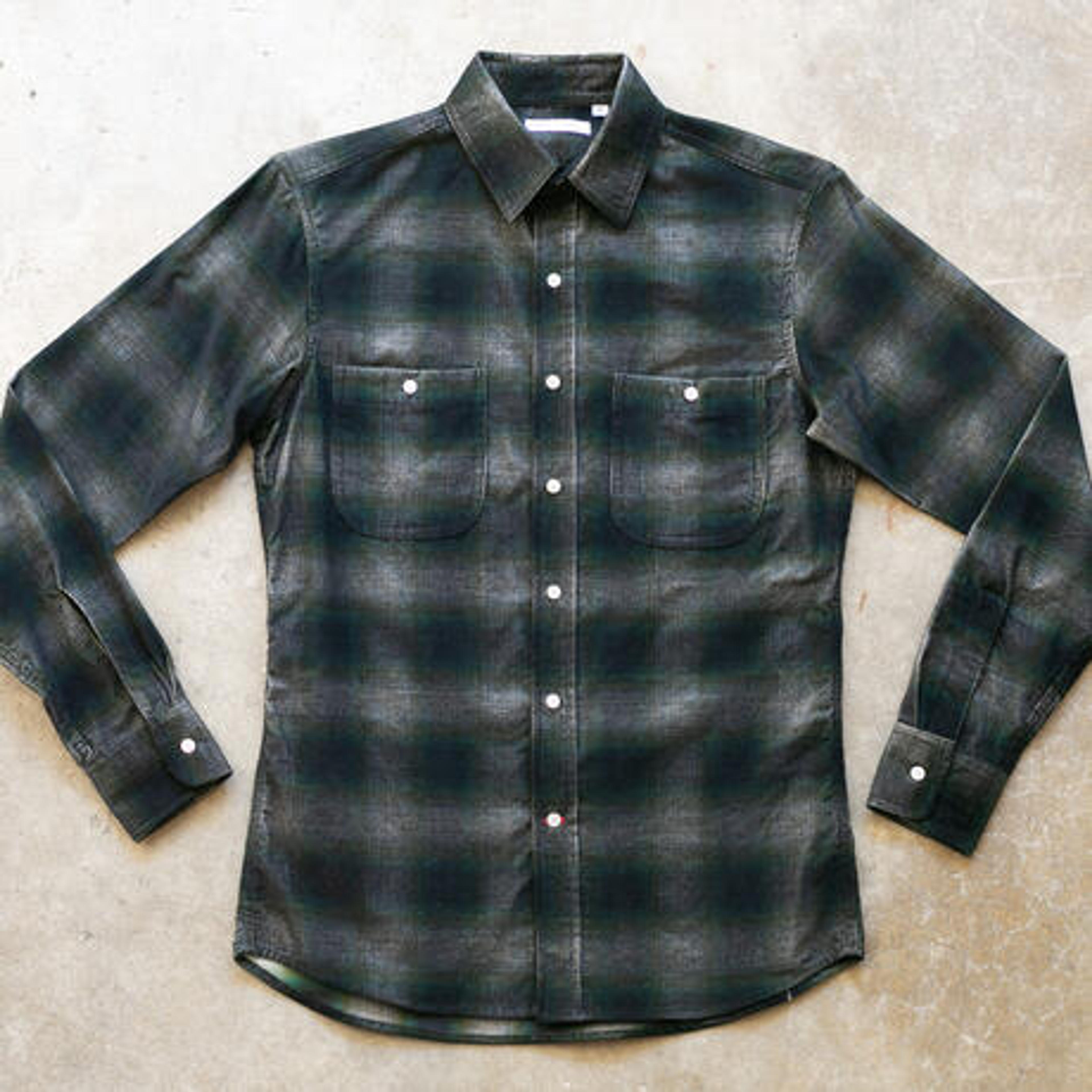 1073 Shadow Corduroy Shirt - Forest | Gustin | Shirts