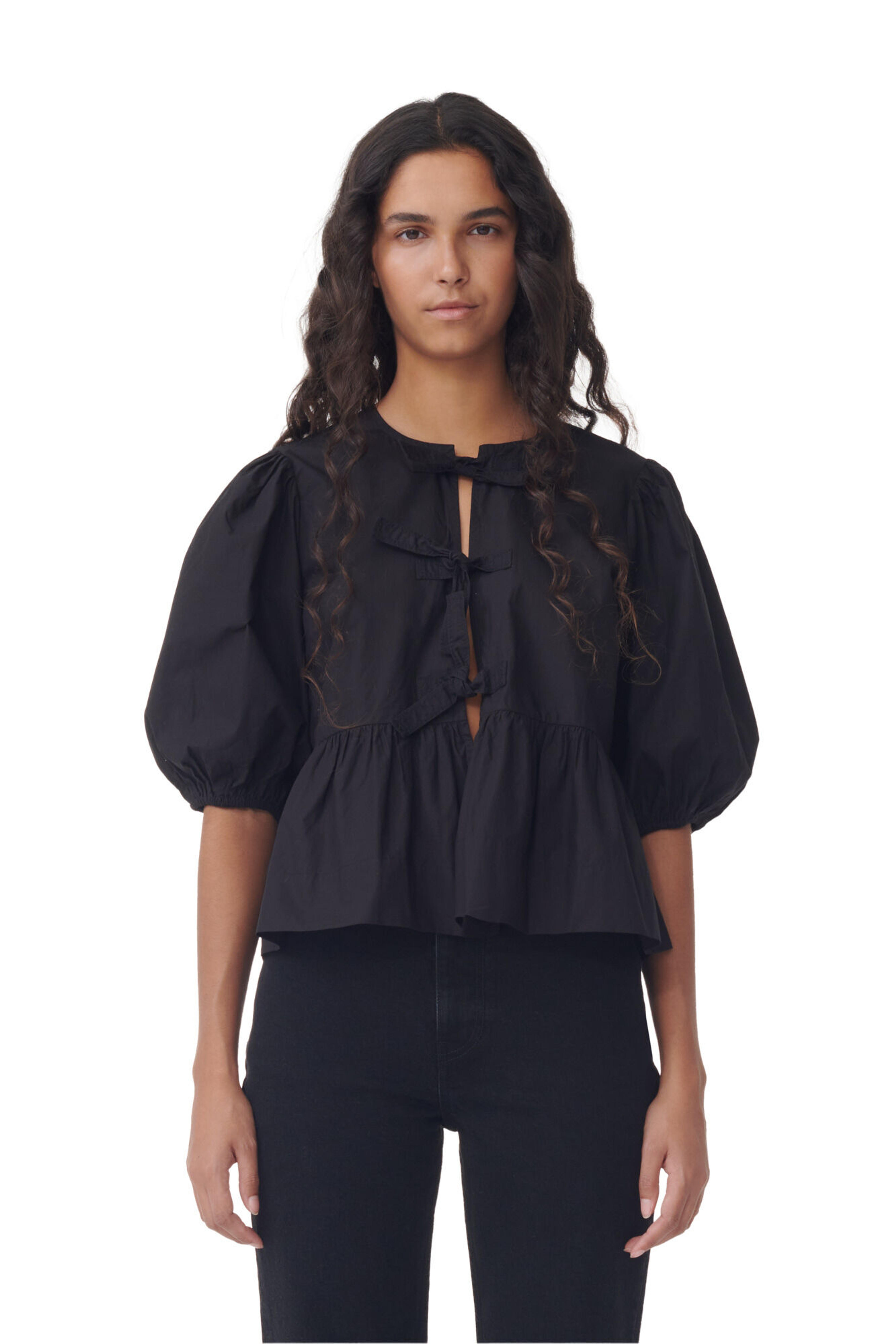 Cotton Poplin Blouse