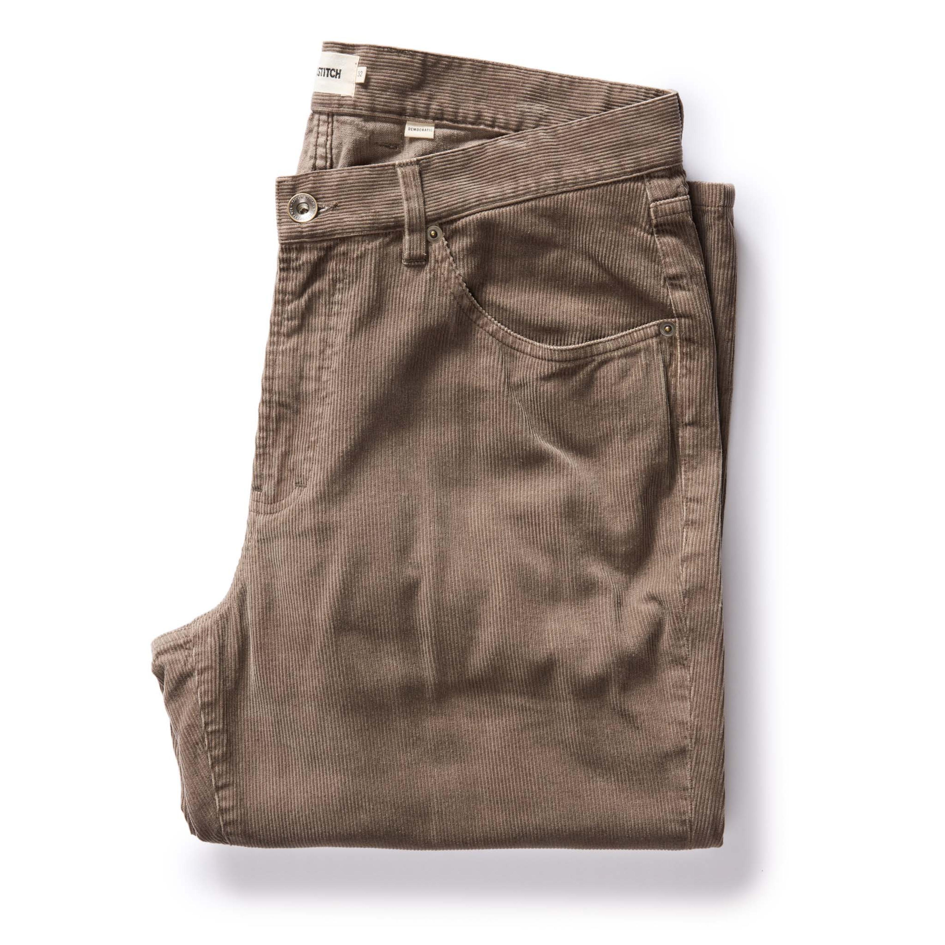 The Democratic All Day Pant in Morel Cord | All Products | Taylor Stitch