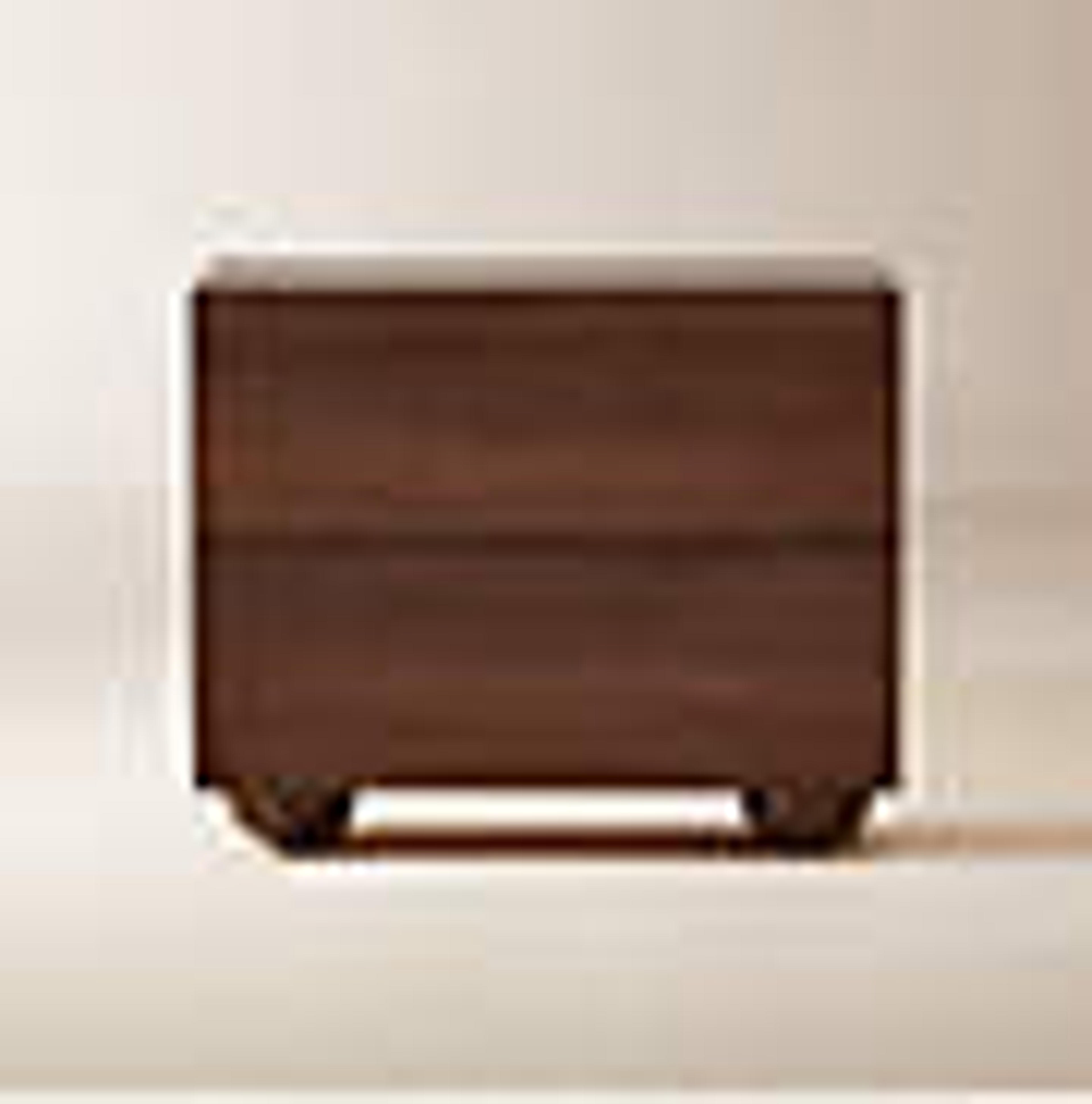 Mackay 2-Drawer Curved Wood Nightstand