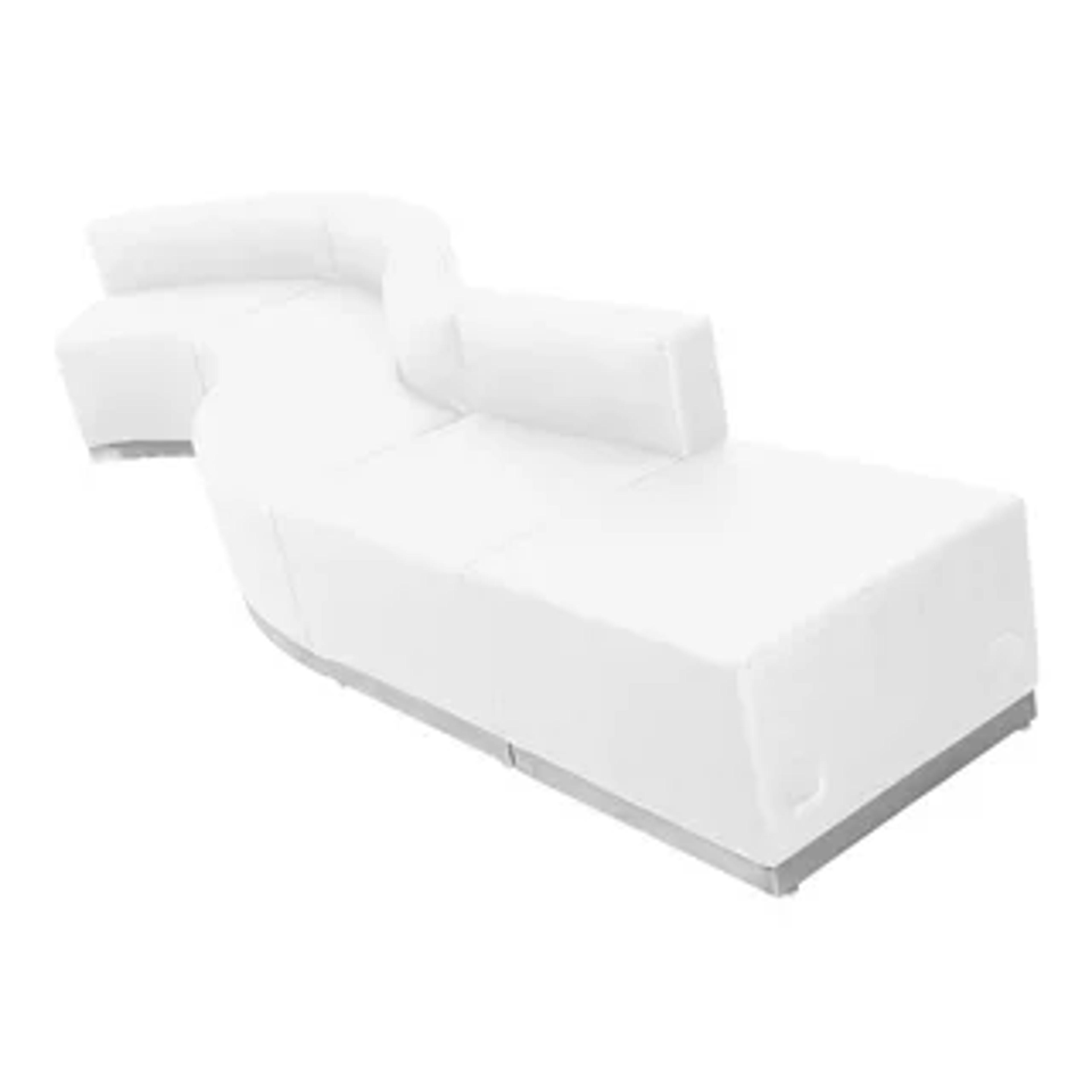 Hercules Alon Series Leather Reception Configuration, 5 Pieces - Modern - Sectional Sofas - by GwG Outlet