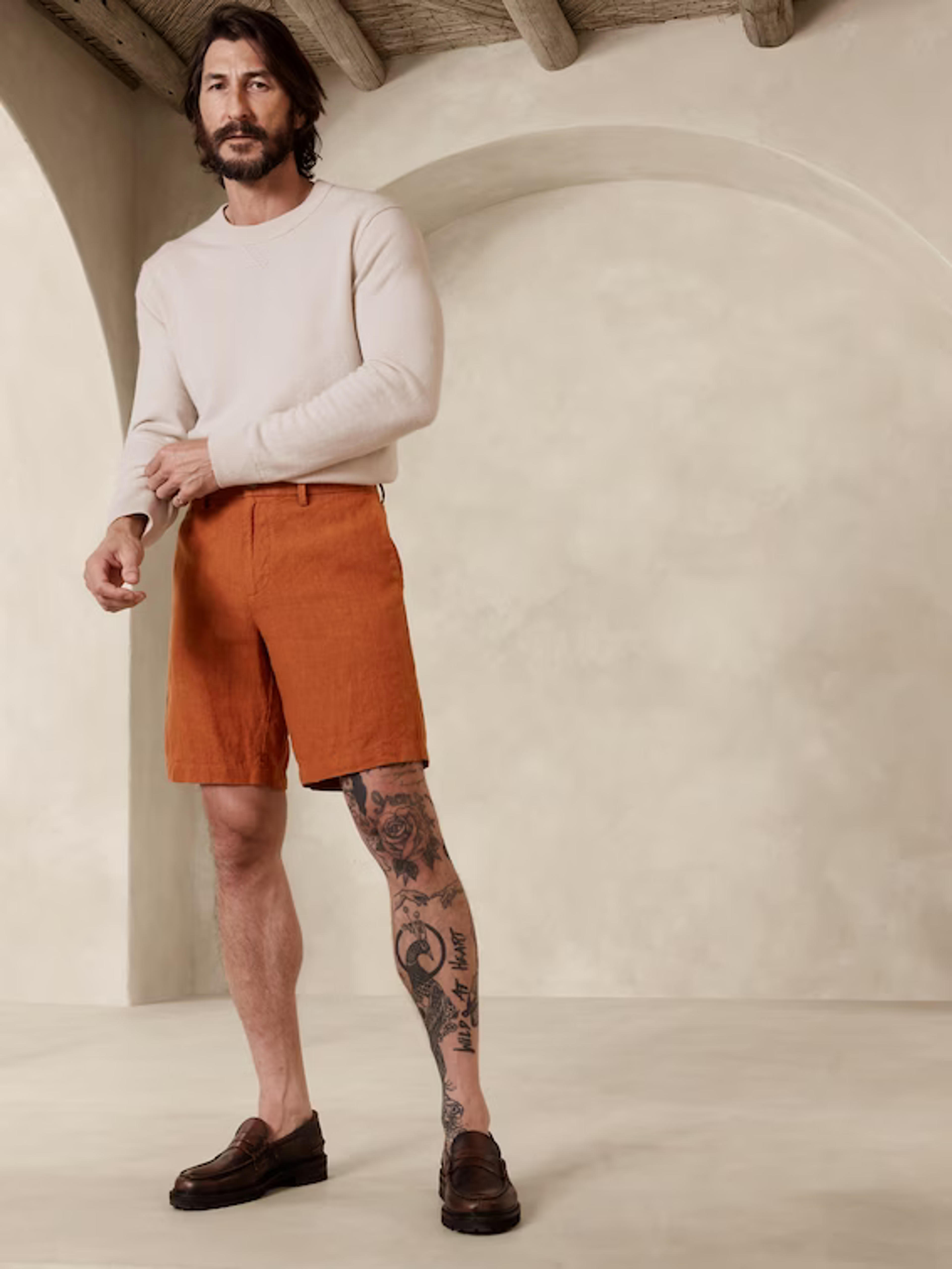 Lino 9" Linen Short | Banana Republic