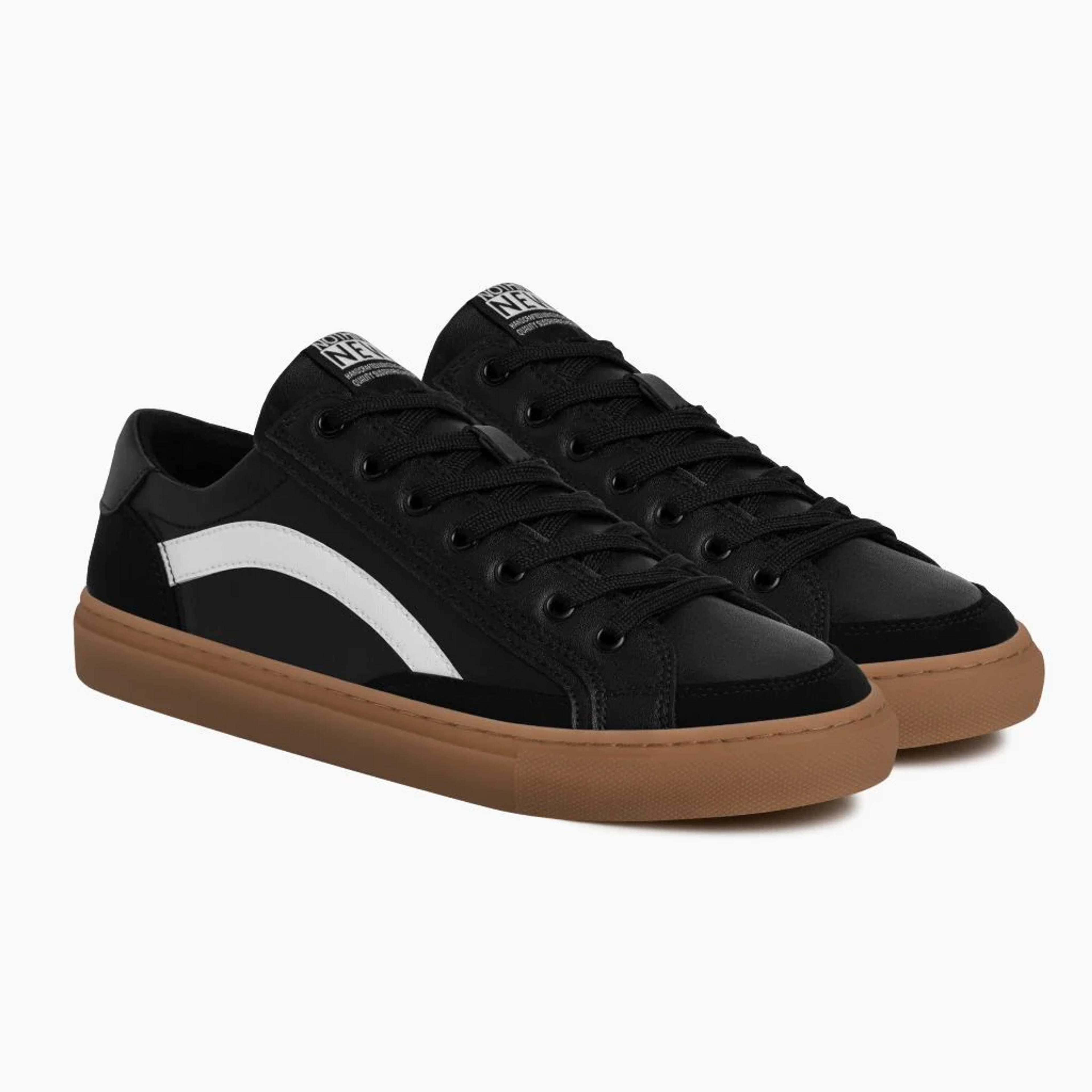 Men's Saga One Gum Sole Sneaker In Black - Nothing New®