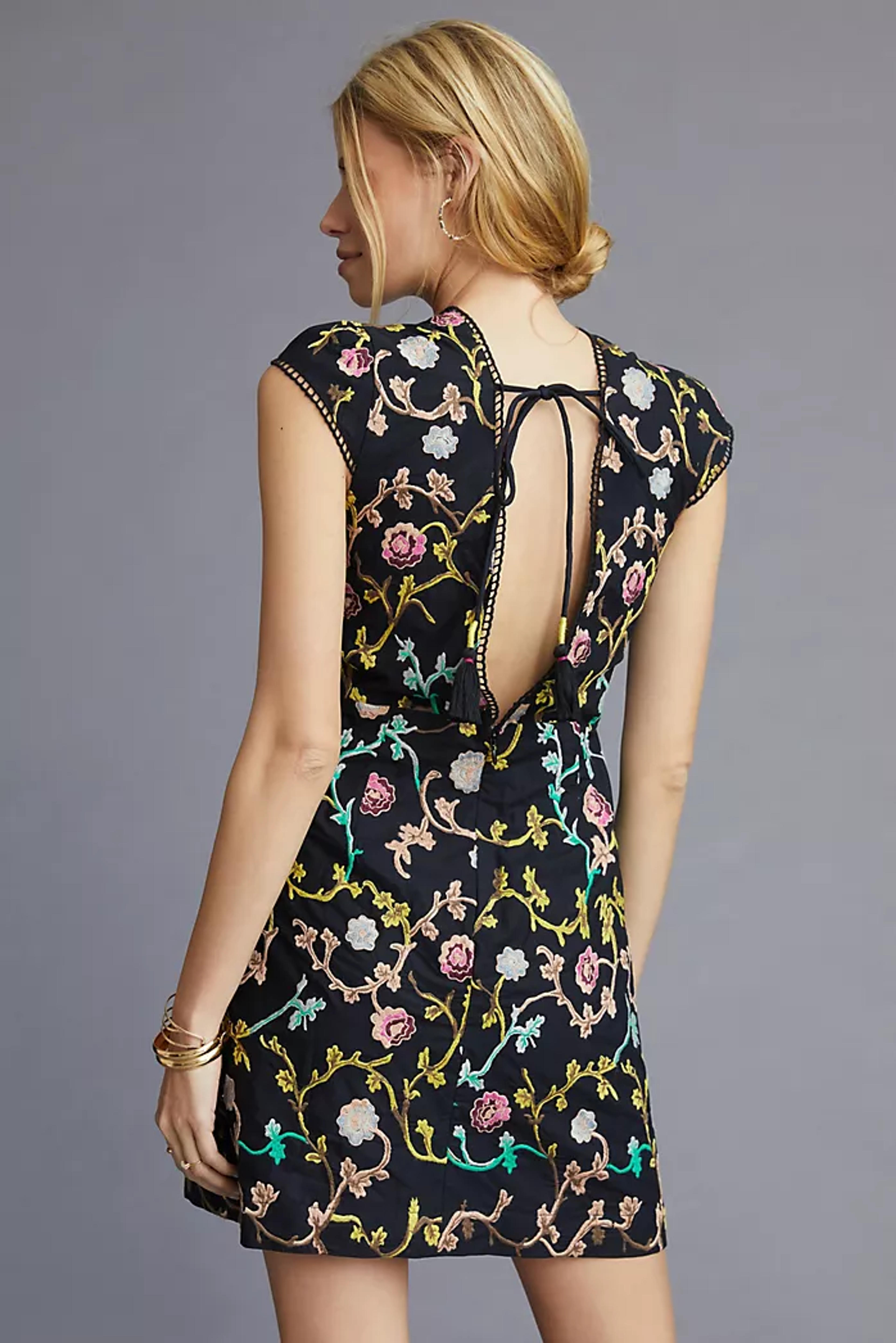 By Anthropologie Embroidered Mini Dress | Anthropologie