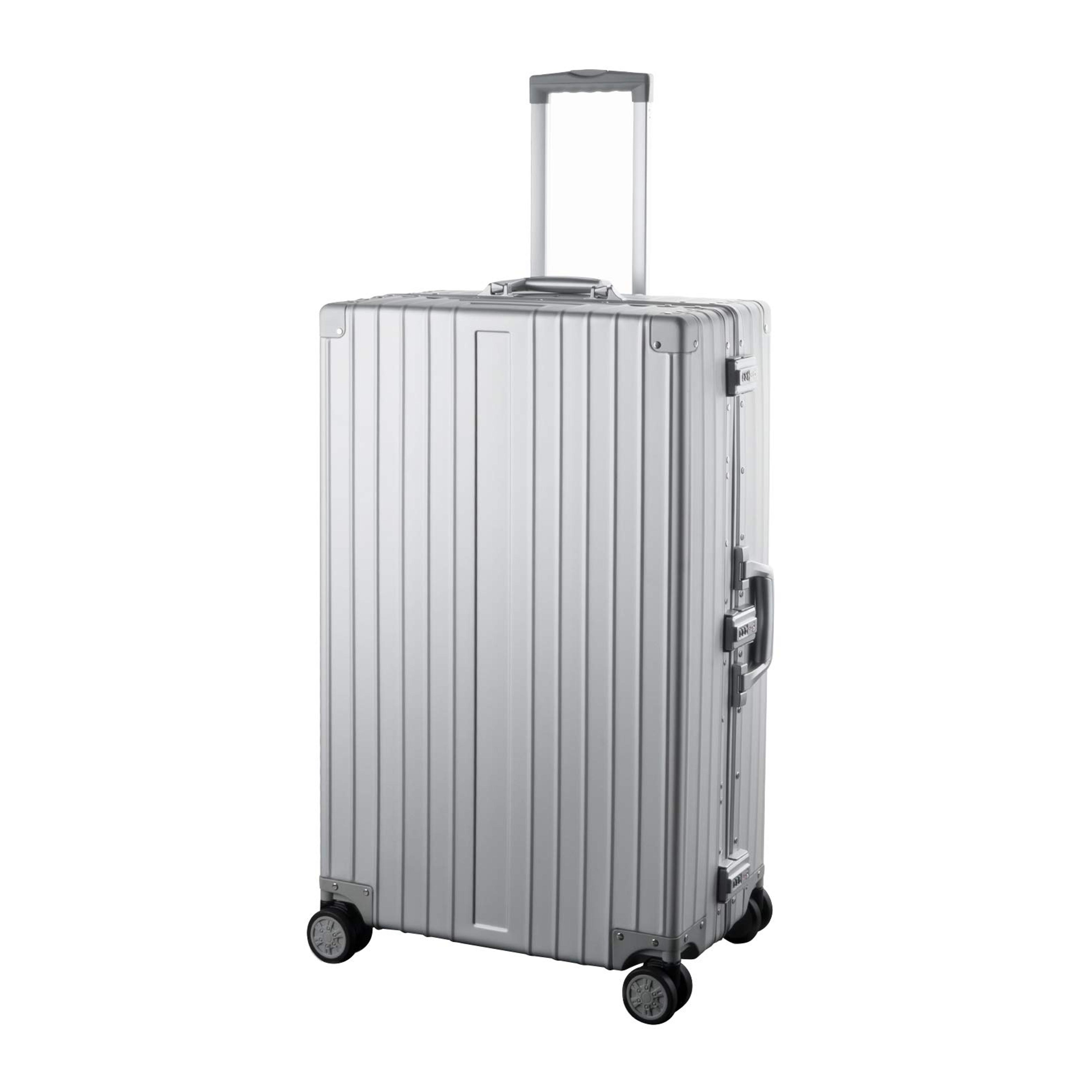 Amazon.com | TRAVELKING All Aluminum Luggage Hard Shell Luggage Case Carry On Spinner Suitcase (Silver, 24") | Carry-Ons