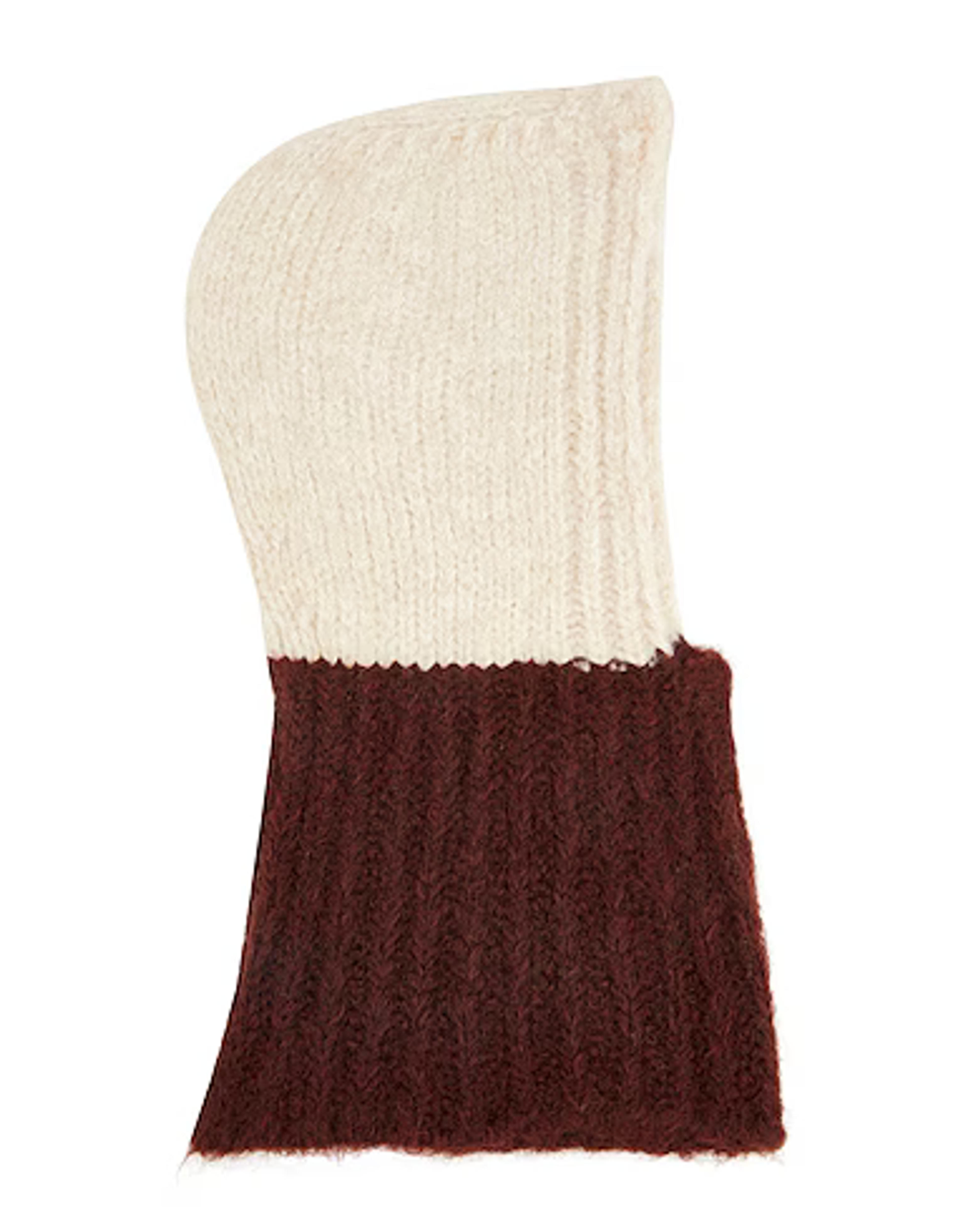 8 By YOOX BICOLOR SOFT OPEN BALACLAVA | Brown Men‘s Hat | YOOX