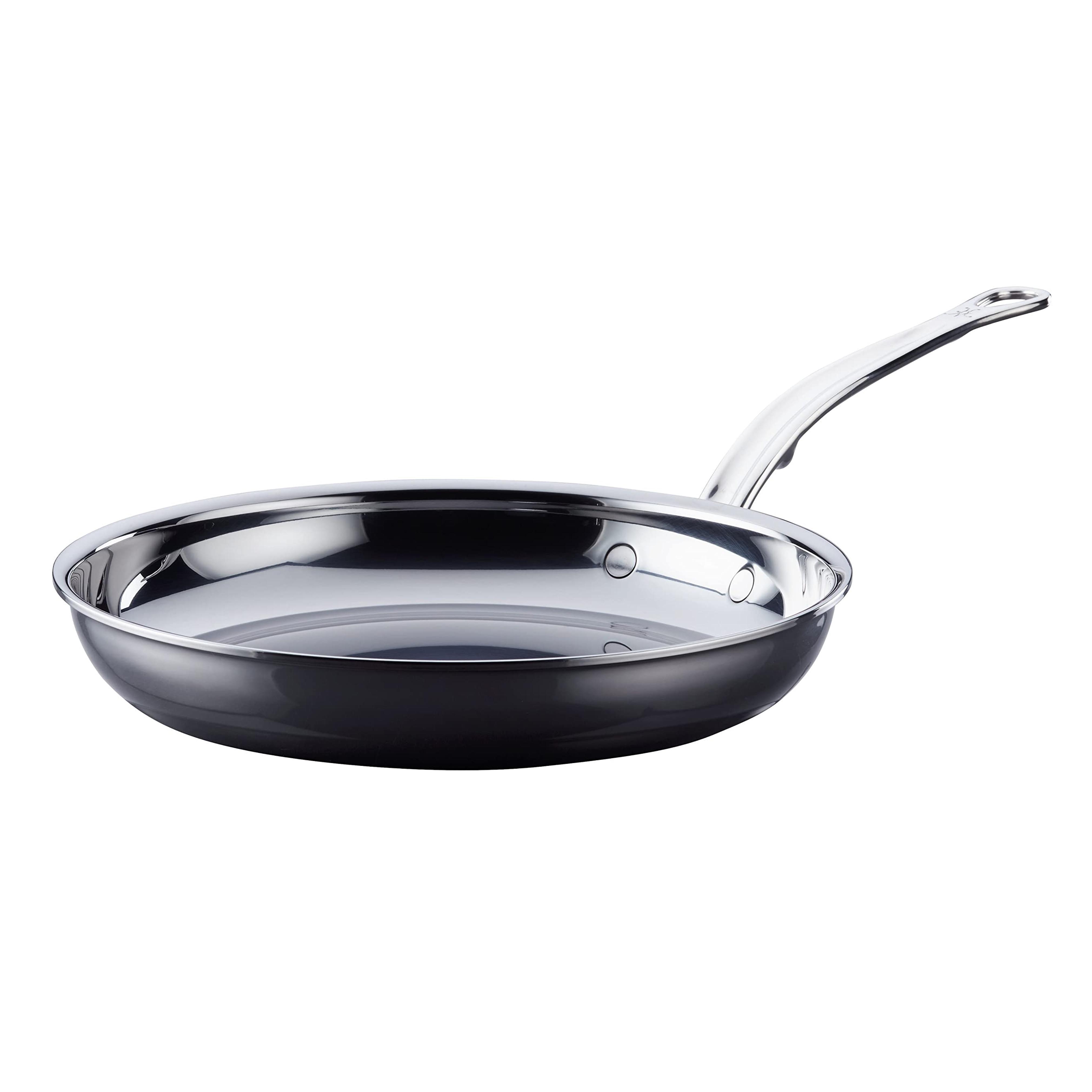Hestan - NanoBond Collection - Stainless Steel Titanium Frying Pan, Induction Cooktop Compatible, 11-Inch