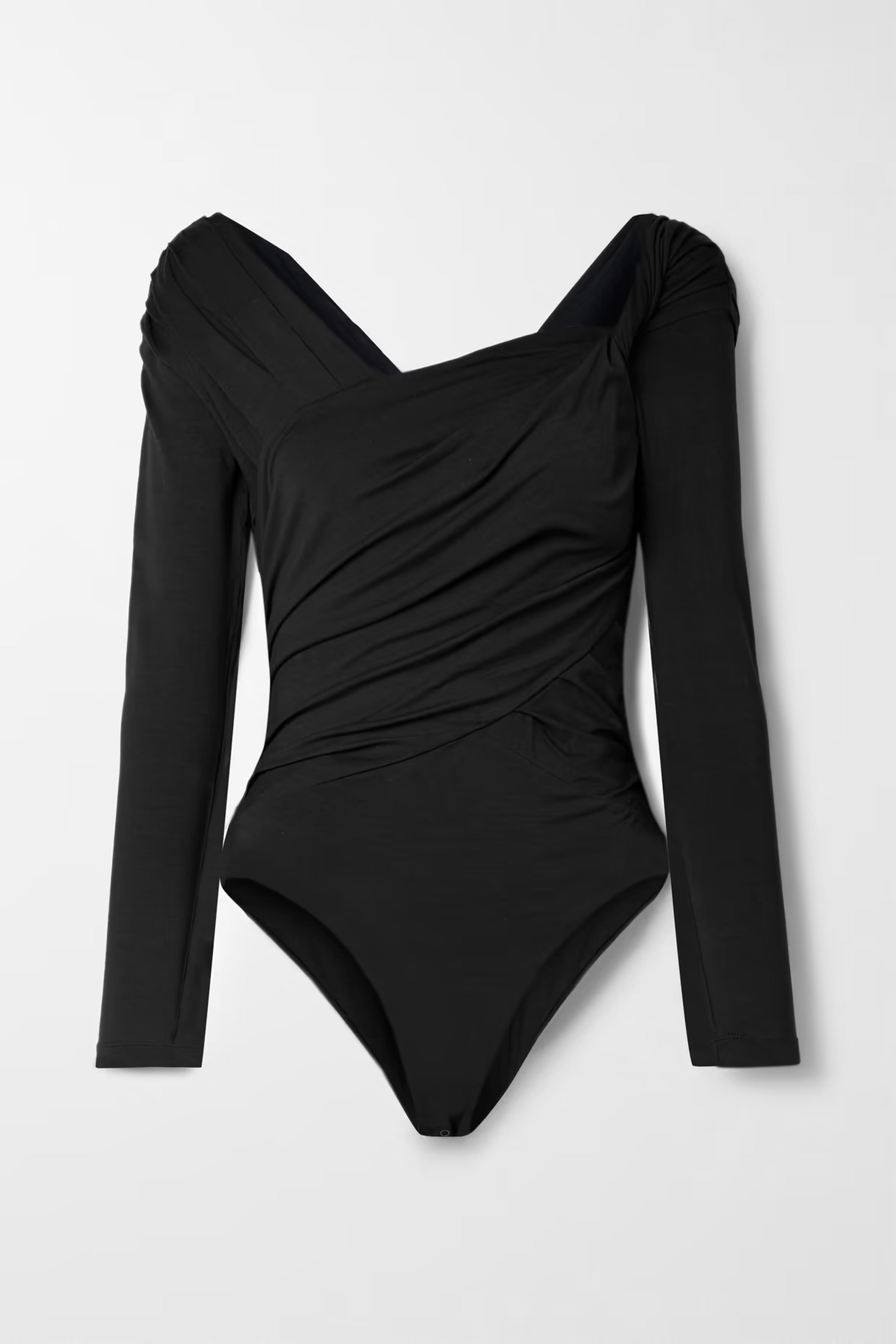 JOHANNA ORTIZ - + NET SUSTAIN The Sensualist gathered stretch-modal jersey bodysuit