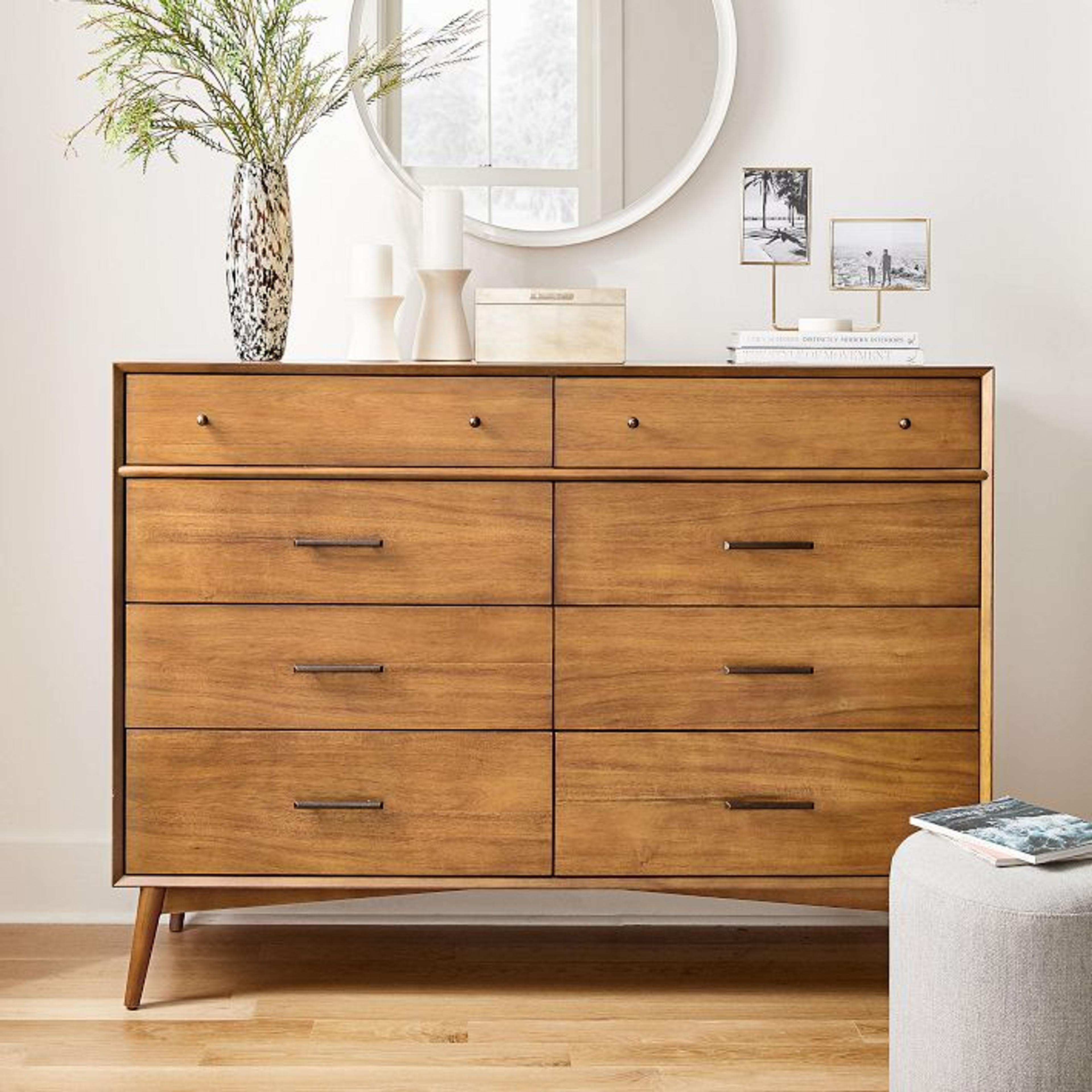 Mid-Century 8-Drawer Dresser (59")