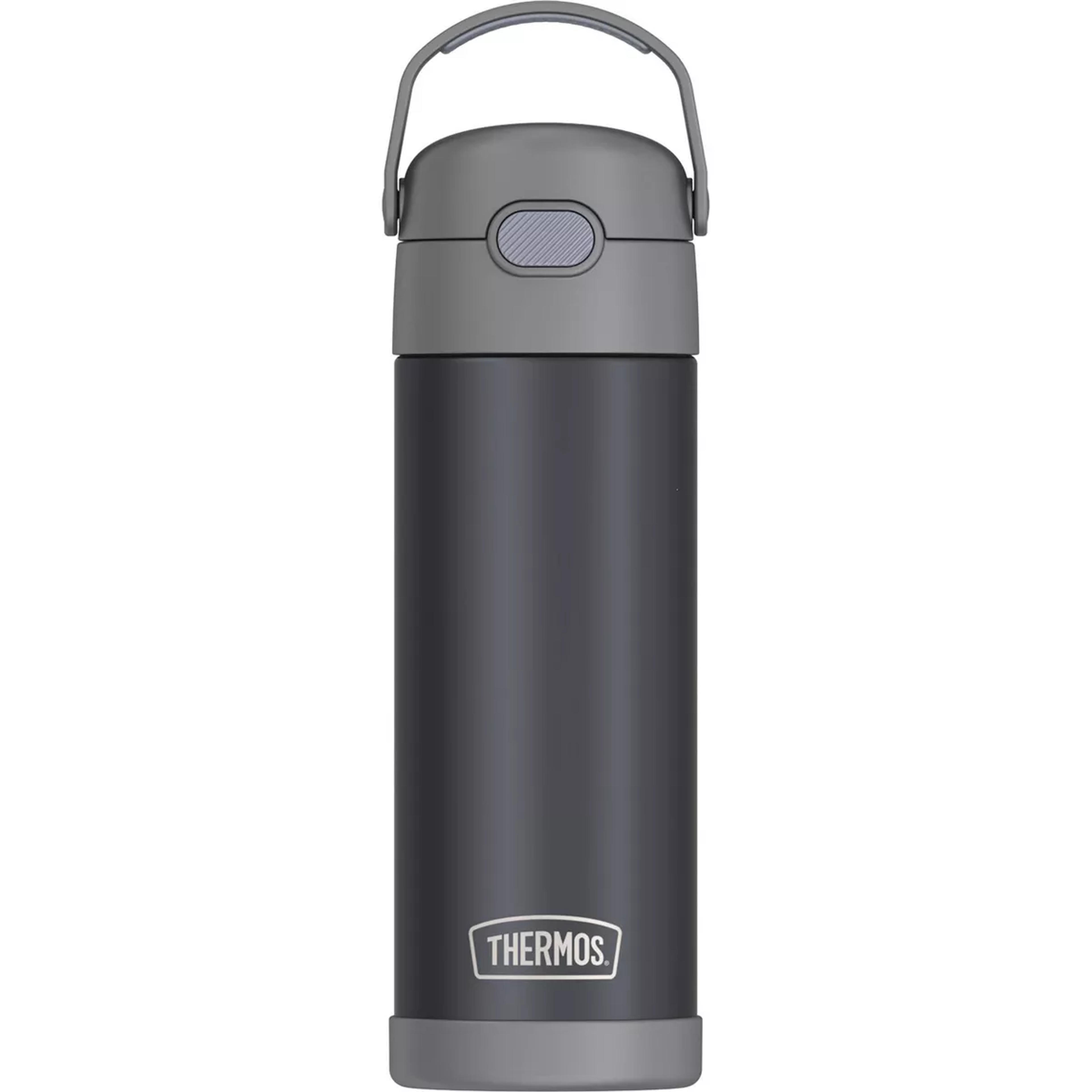 Thermos 16oz Funtainer Water Bottle With Bail Handle - Charcoal Pearl : Target