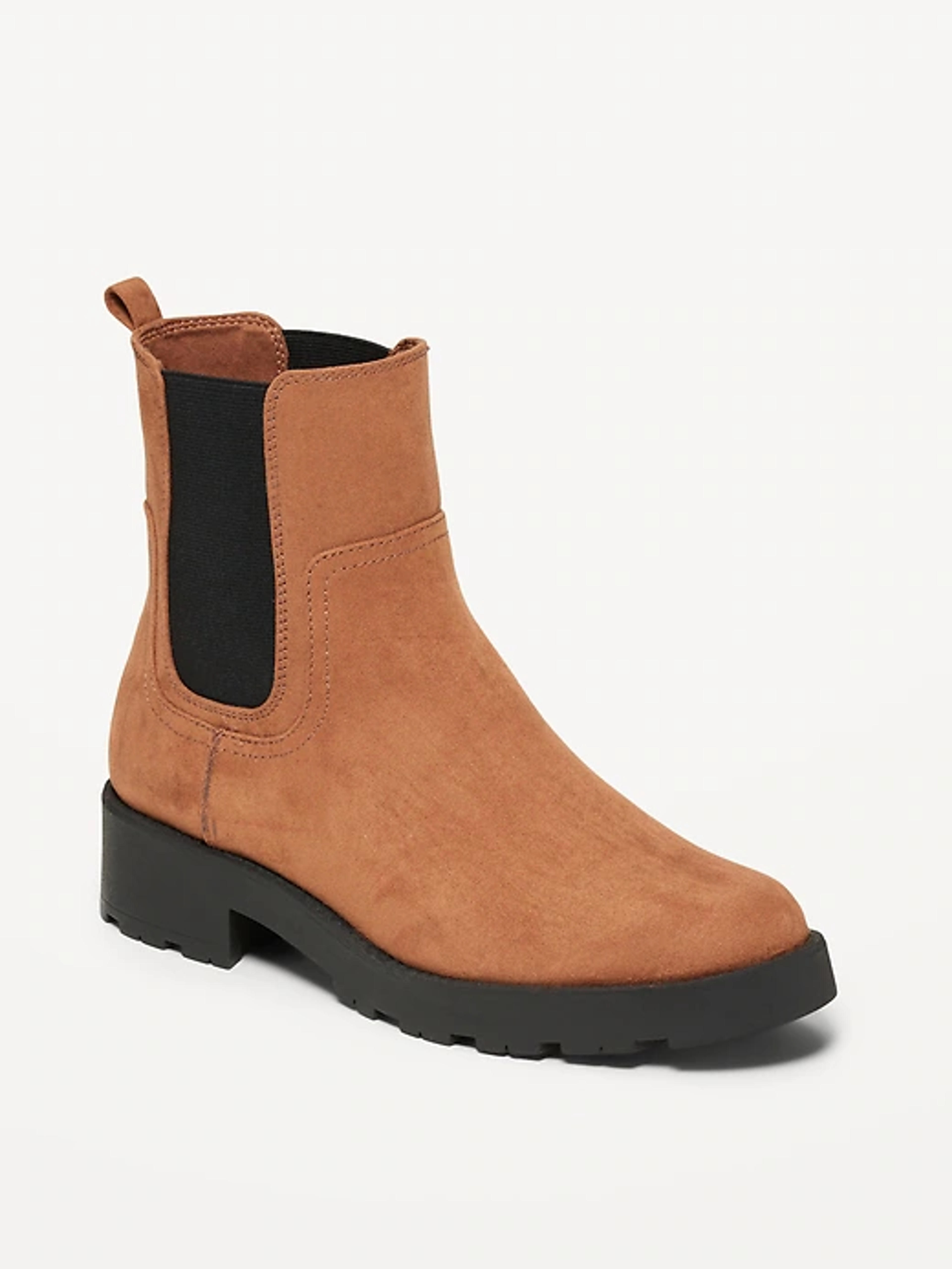 Faux-Suede Chelsea Boots for Women | Old Navy