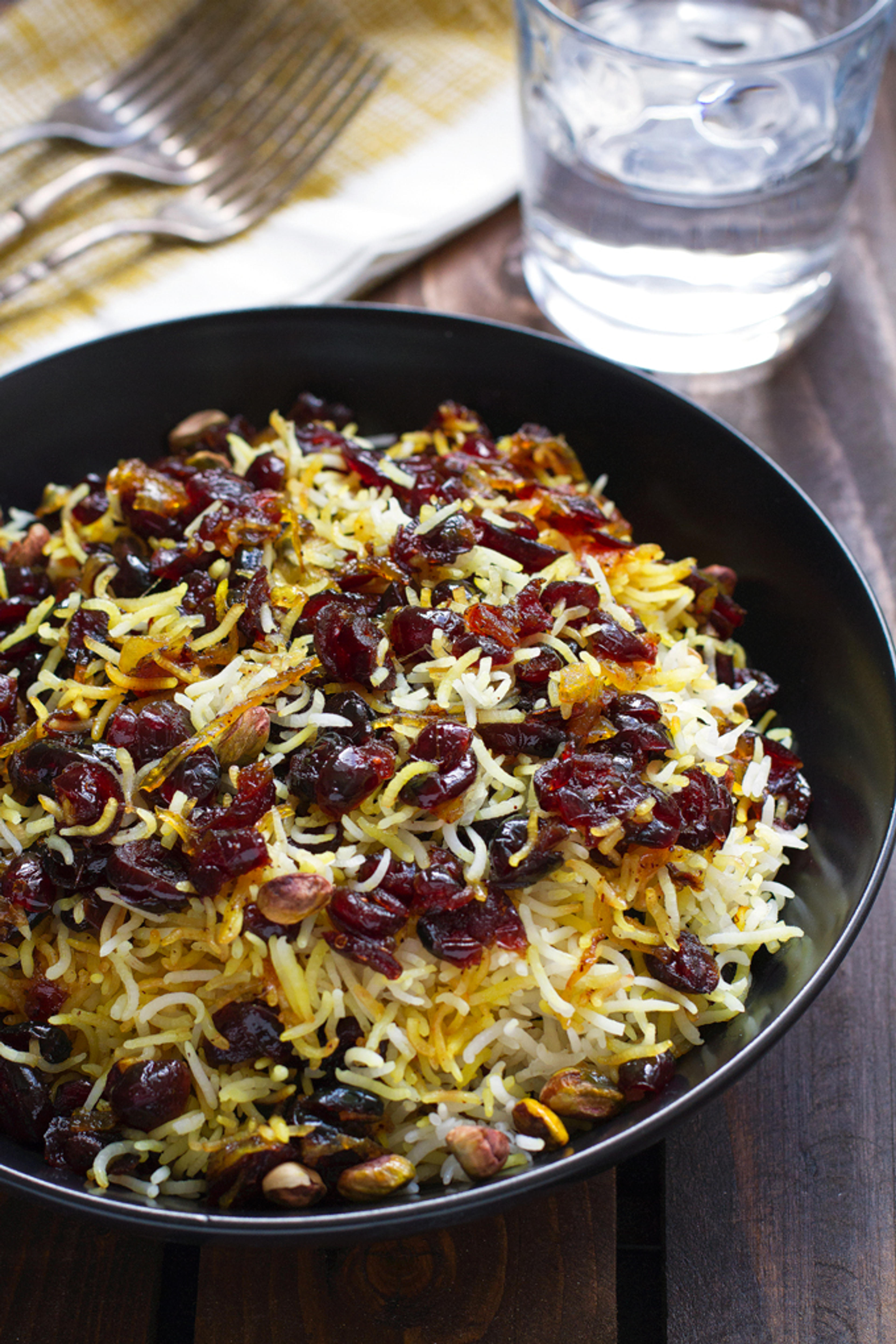 Persian Cranberry Rice Pilaf Recipe