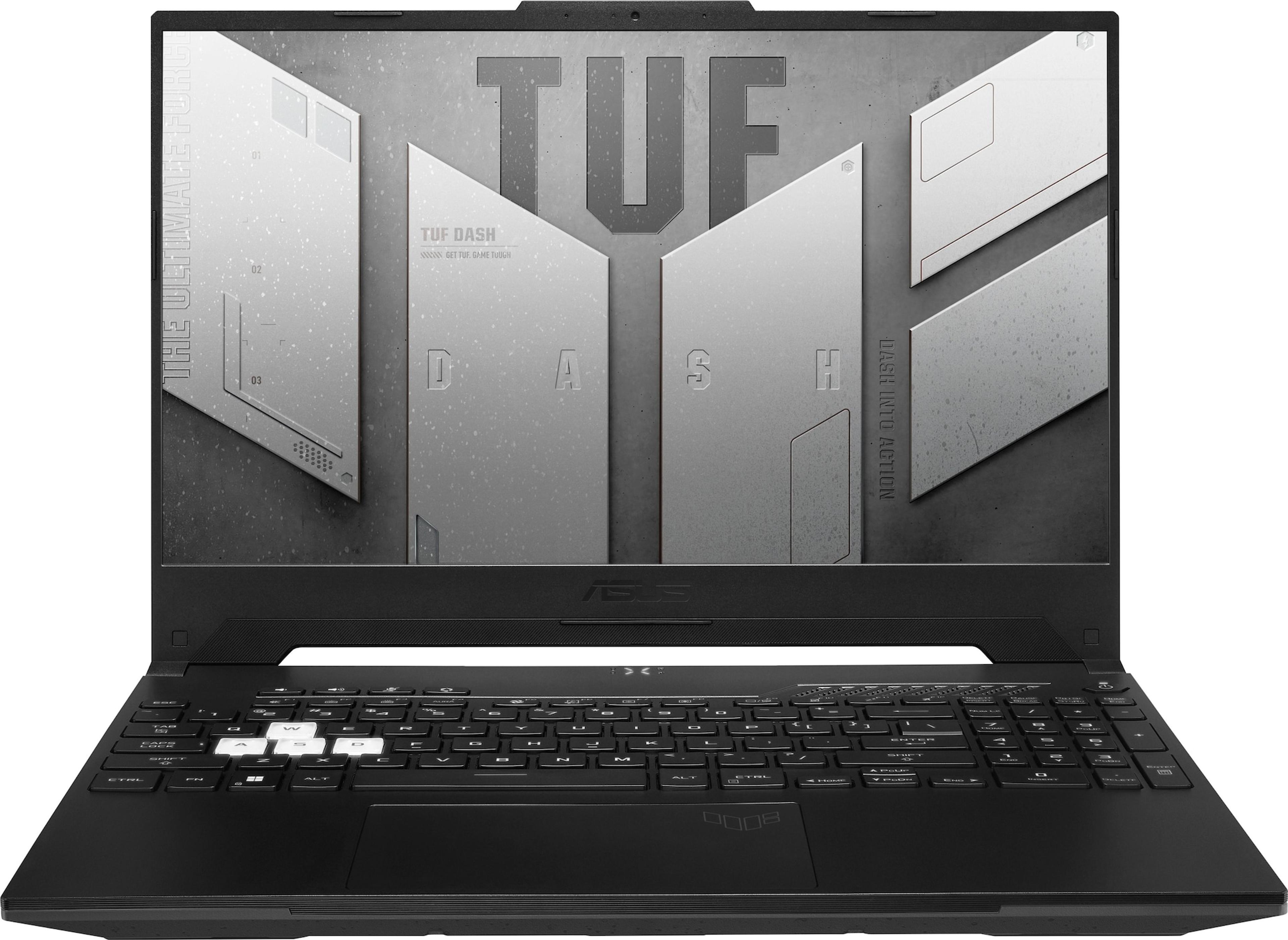 ASUS TUF Dash 15.6" FHD 144Hz Gaming Laptop Intel Core i7 16GB DDR5 Memory NVIDIA GeForce RTX 3070 512GB PCIe SSD Off Black FX517ZR-F15.I73070