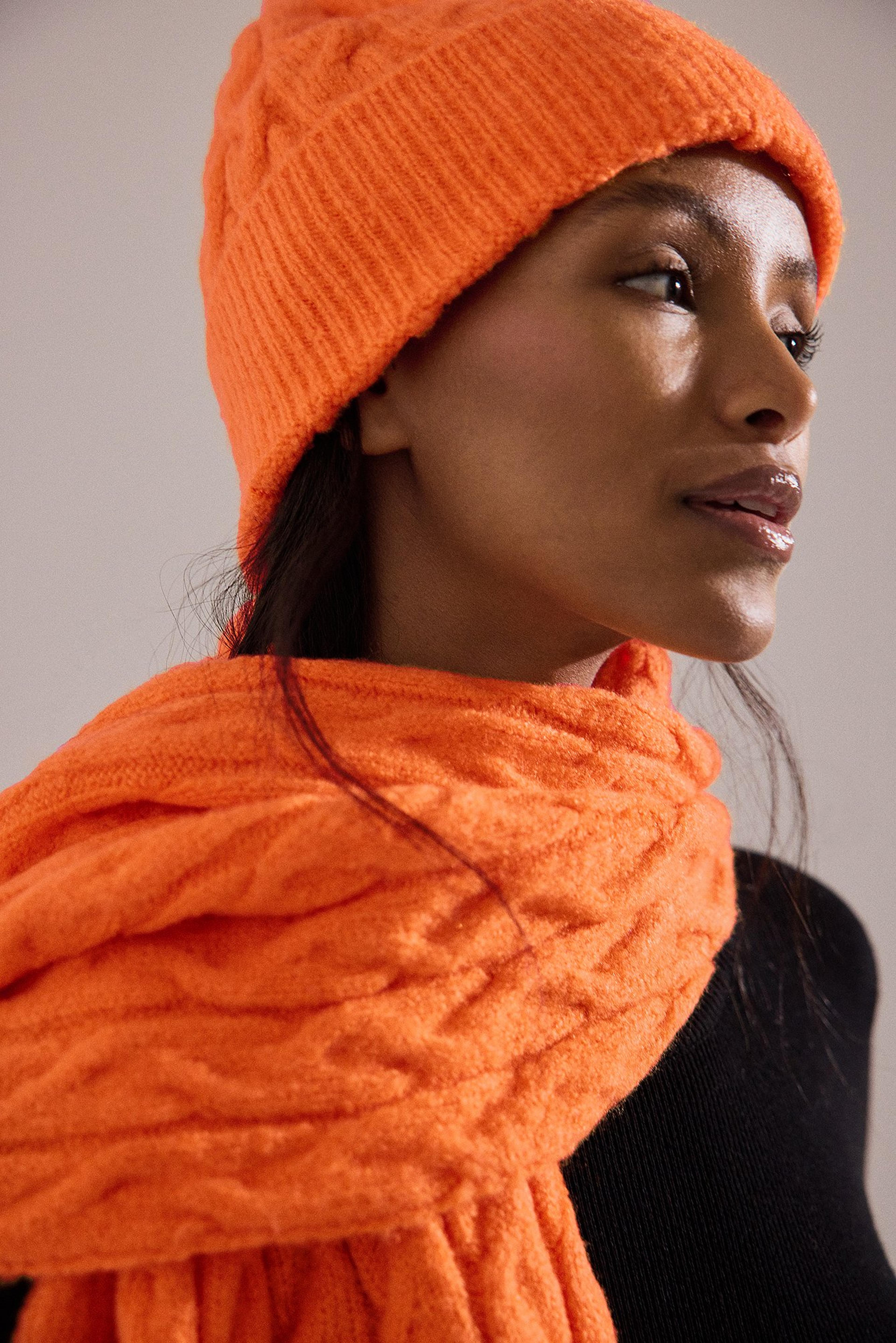 Classic Long Scarf Orange