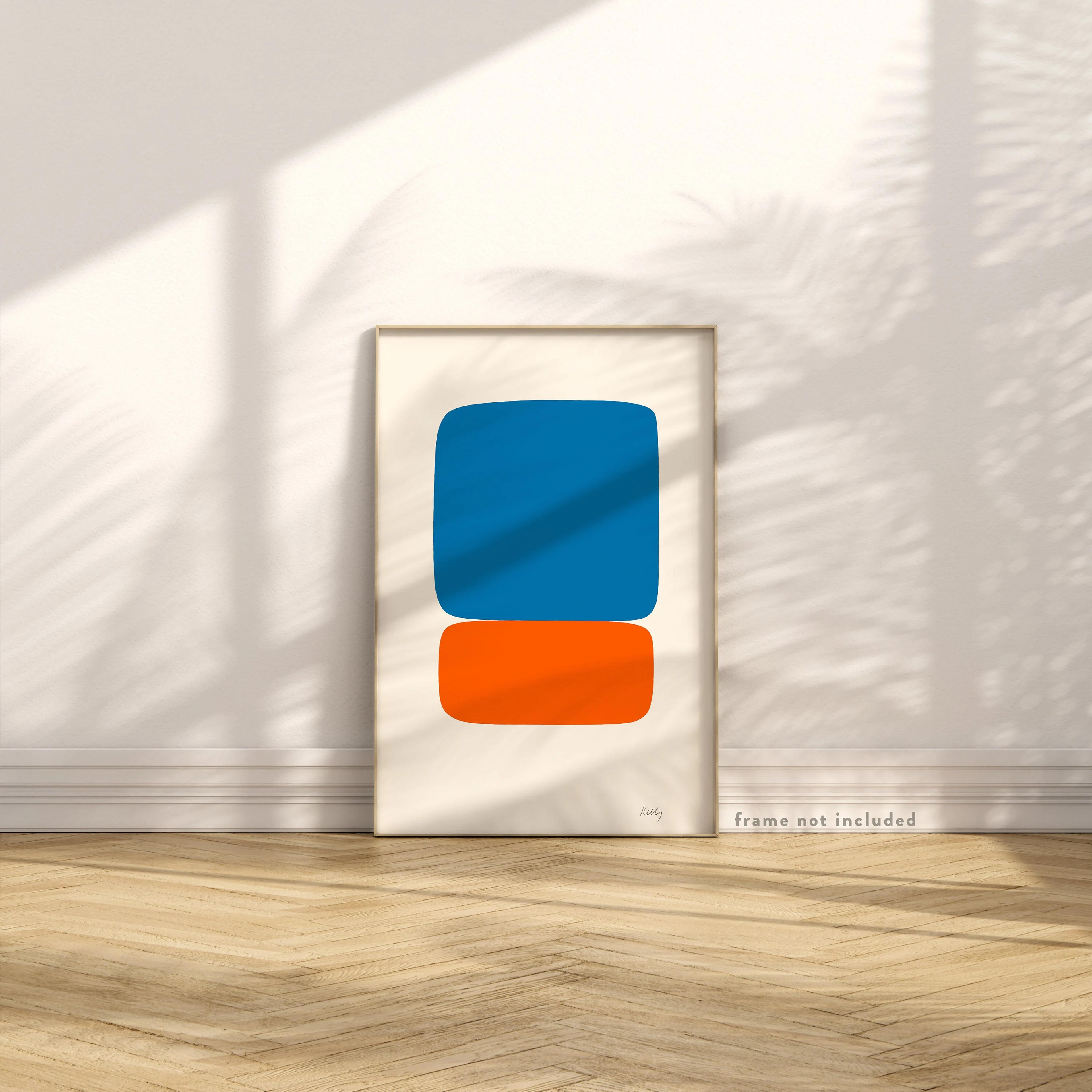 ELLSWORTH KELLY blue Over Orange 1964-1965 - Etsy