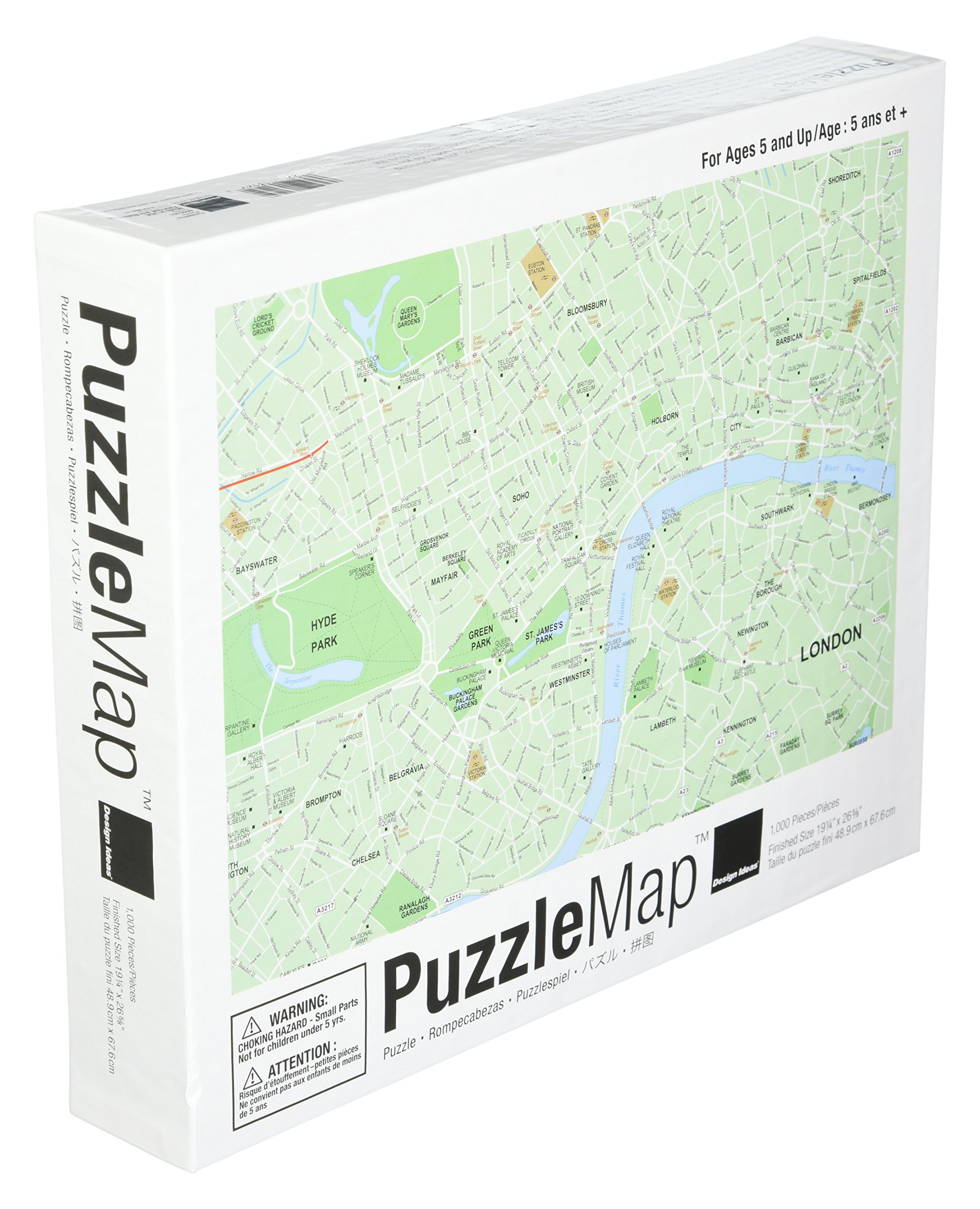 London Puzzle Map by Design Ideas, 1000 Pieces